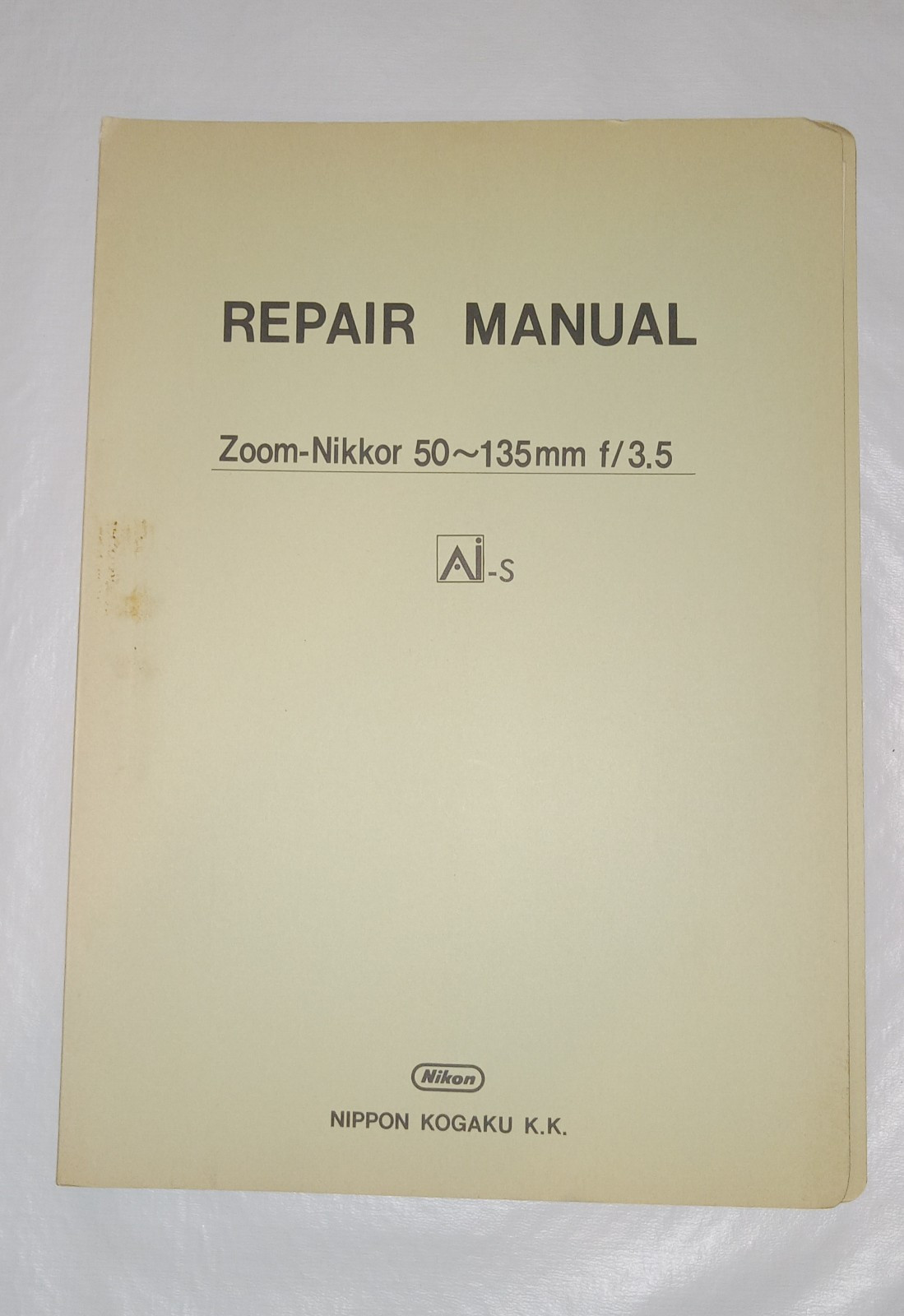Nikon Zoom-Nikkor 55-135mm f/3.5 Repair Manual Technicians English & Japanese