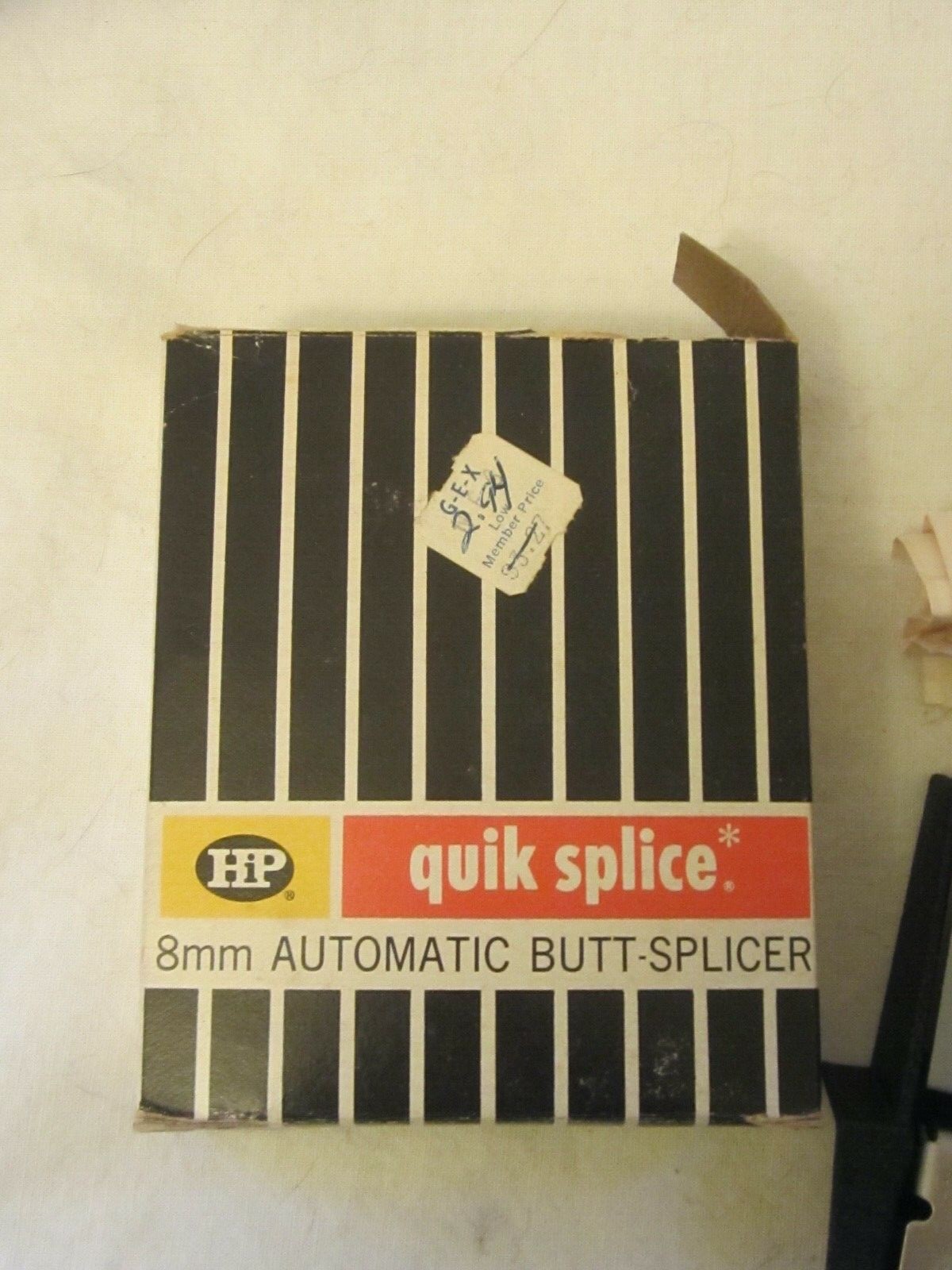 Hudson Photographic Industries 8mm Automatic Butt-Splicer Boxed Instructions