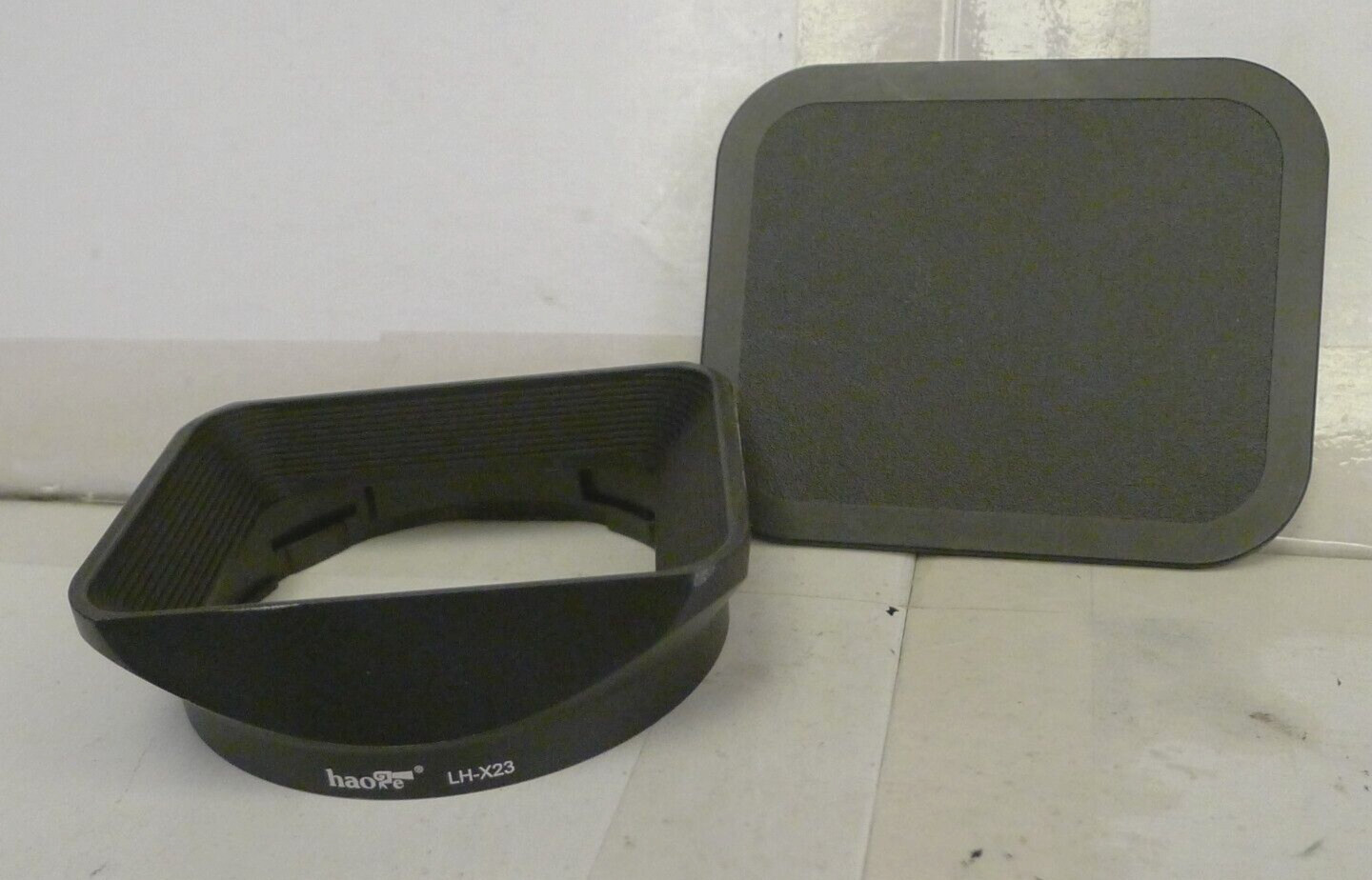 Haoge LH-X23 Square Metal Lens Hood +Cover for Fujifilm XF23mm F1.4 II