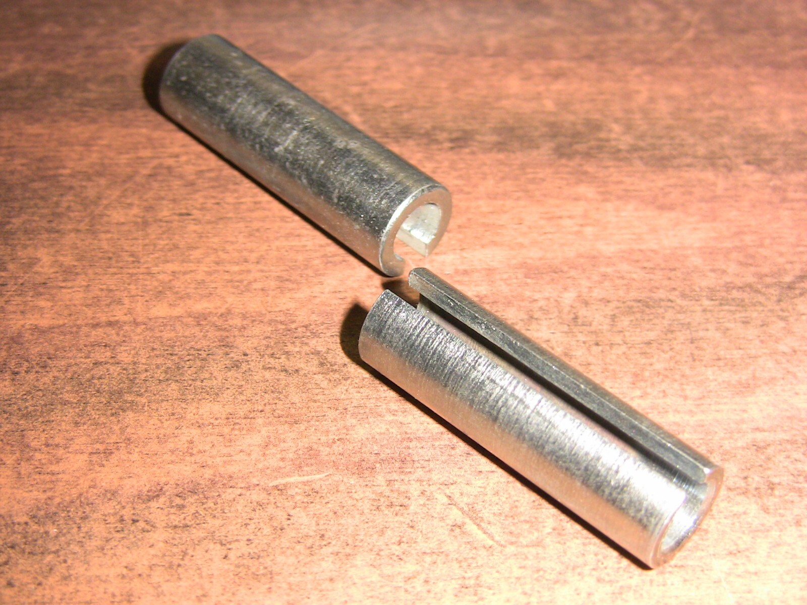 Two 35mm Film Reel ADAPTORS. Converts 1/2 inch reel shaft to 9/16 shaft.