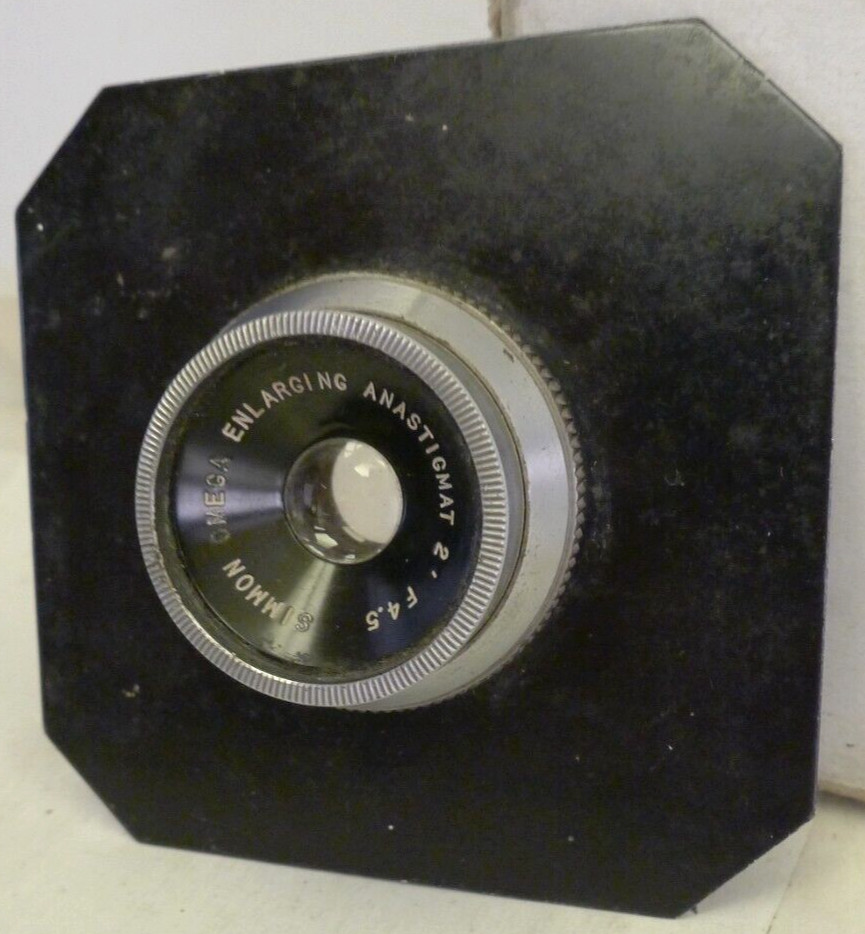Simmon Omega 1:4.5 Enlarging Anastigmat 2′ Lens – Vintage – Works