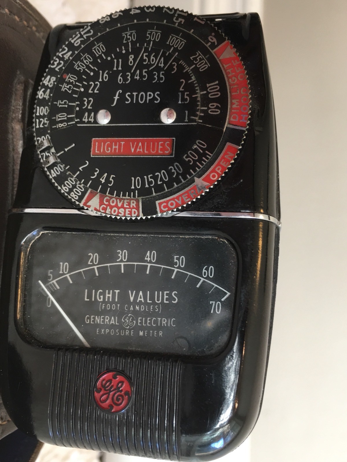 Film General Electric (GE) Light Values exposure meter Old fashioned Vintage