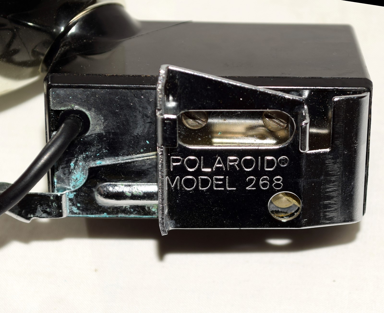 Vintage Polaroid Model 268 Flash Bulb Attacment with Blue Lens ~ FREE Shipping