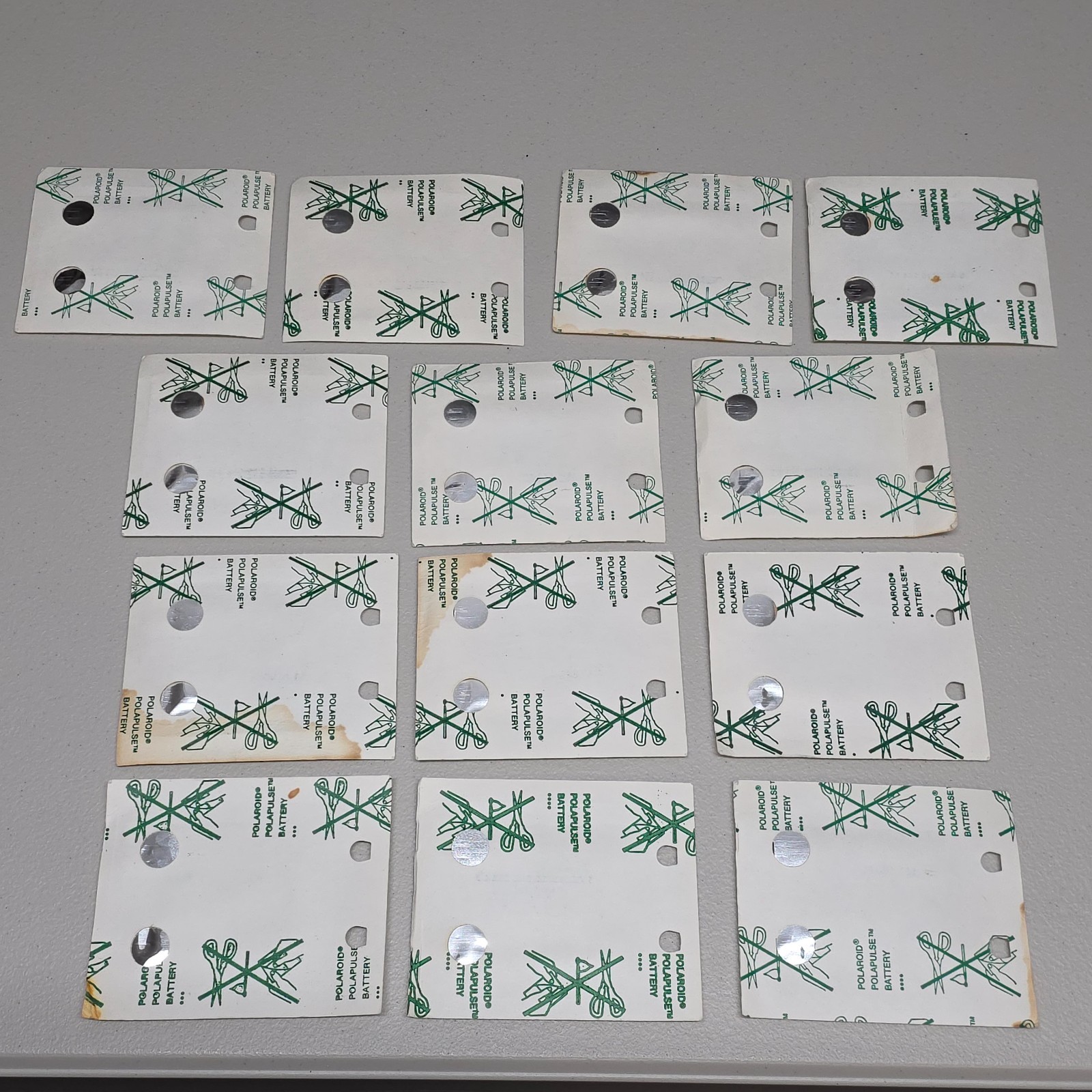 Lot of 13 Polaroid SX-70 Polapulse Batteries NOS Sealed Vtg Camera Battery Packs