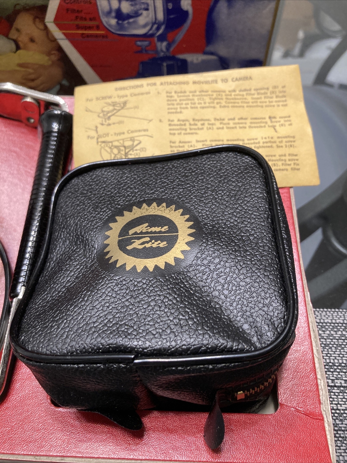VTG GE Acme-Lite Cameralite Super8 Complete Kit #71 Top Mount TESTED WORKS