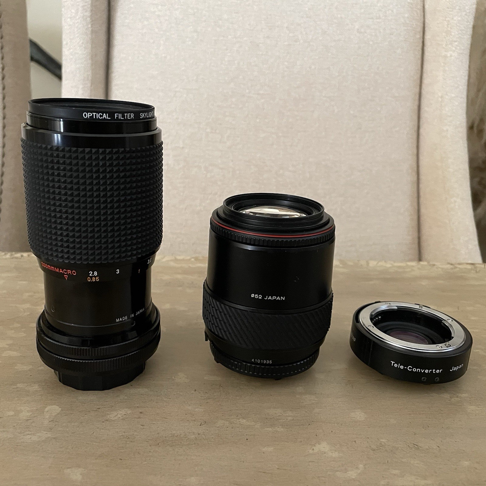 Lot Of Camera Lens Equipment Mitakon Tokina Photoco Gossen Used