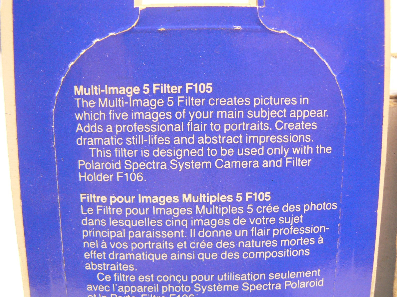 Polaroid Creative & Special Effects Filter F101 & F105 for Spectra System Camera