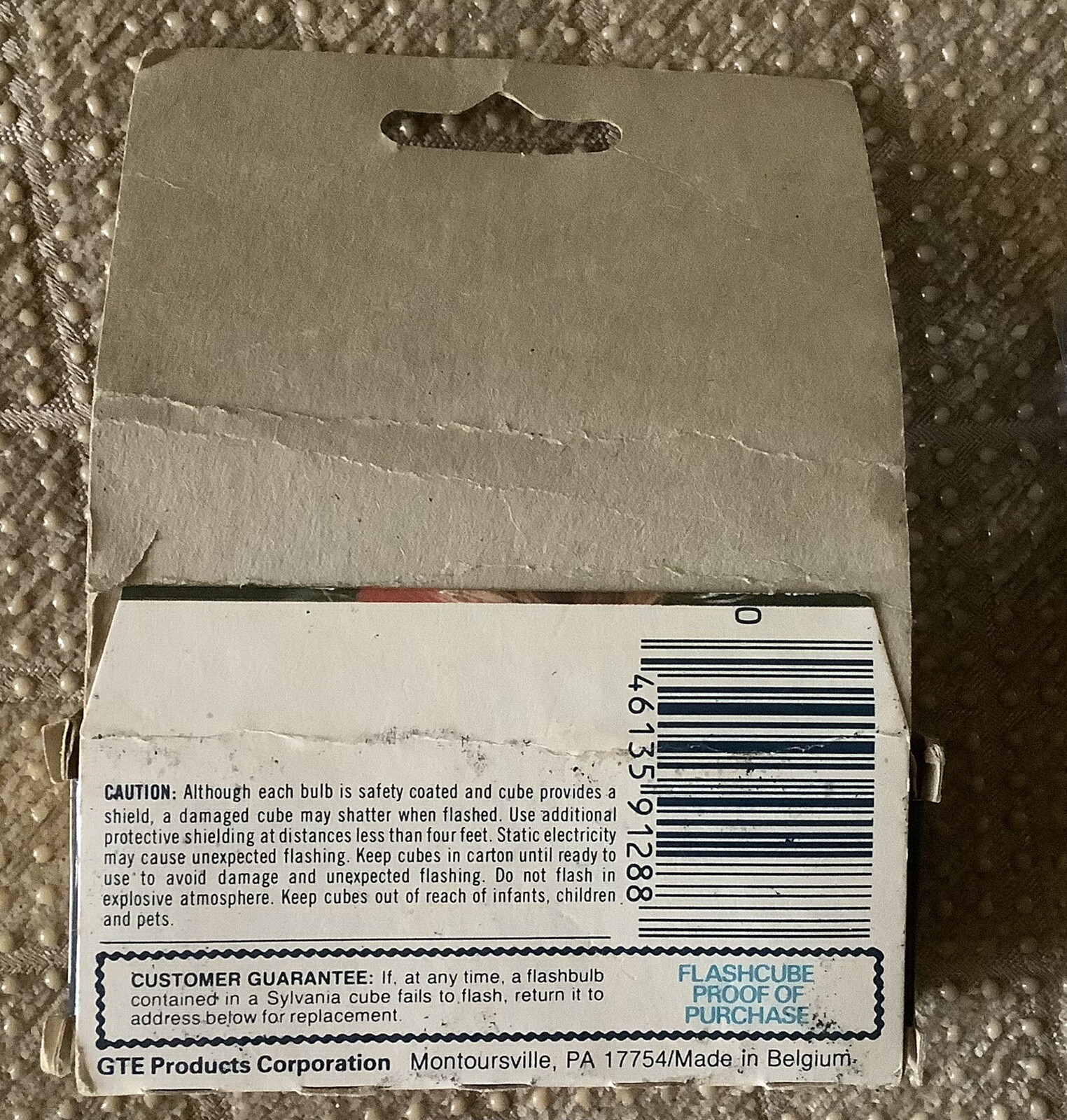 Vintage SYLVANIA GTE Blue Dot Flash Cubes*3 Pack + Bonus GTE/EDISWAN Flashcubes