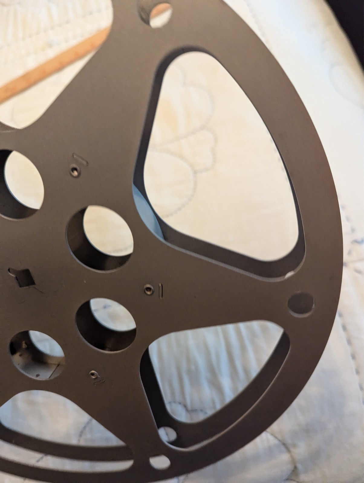 SCHERER 800′ 16MM FILM REEL 800ft cap – Made In USA – See Video