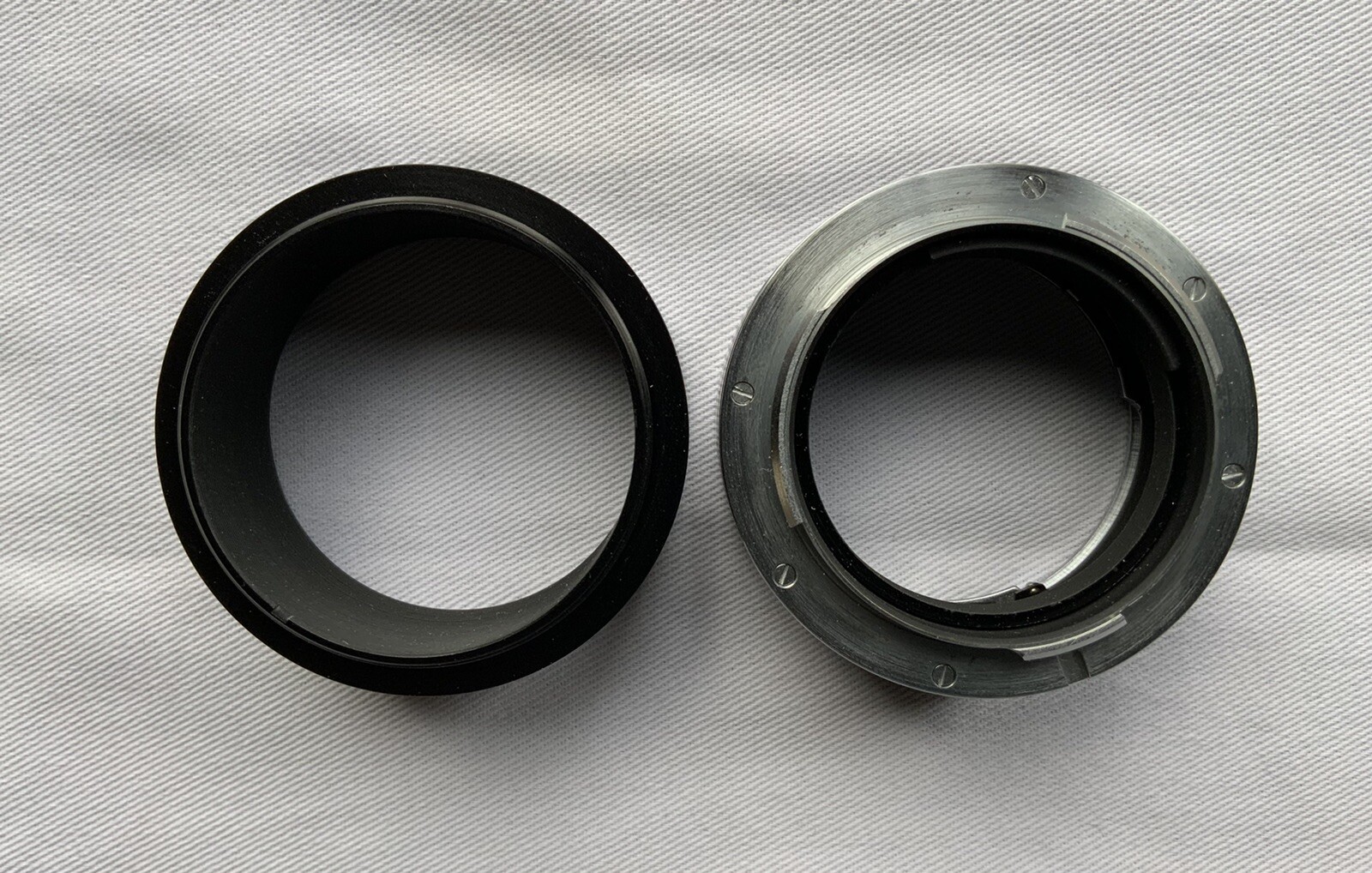 Vintage Lot E.Leitz Wetzlar 2 Piece Combination Rings 1435 And 1434.
