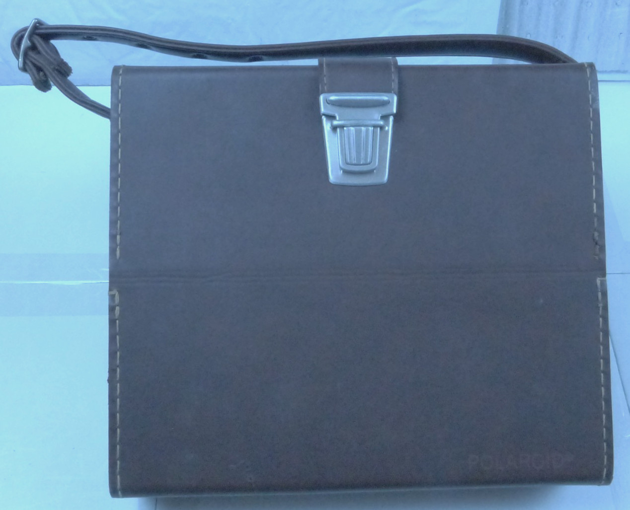 Polaroid Leather Compartment Case for Folding SX-70 Tan Camera & Accessories B