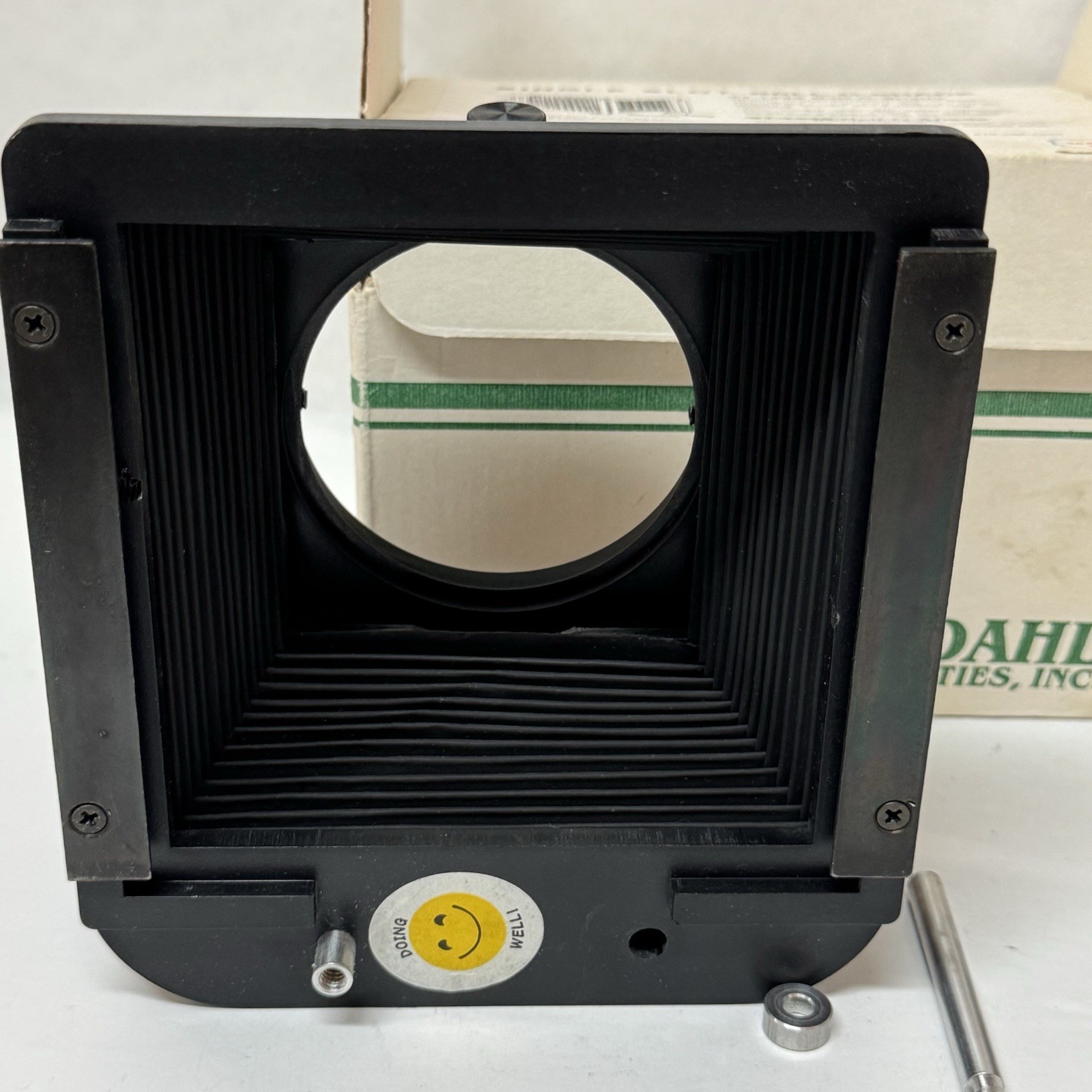 Vintage NIB Lindahl Specialties Bellows Attachment Large Format Camera Lens USA