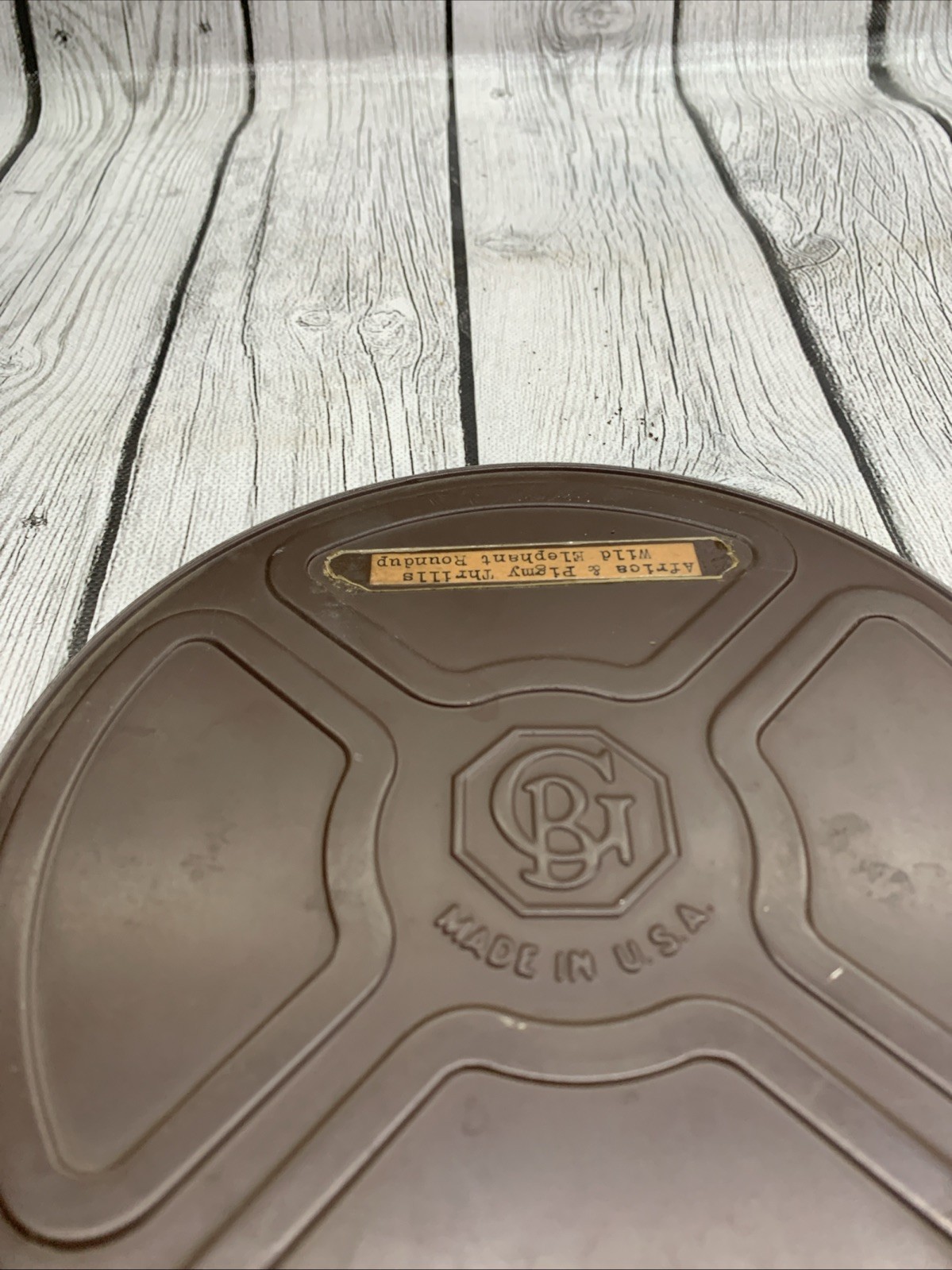 Golden Brothers Film Reel Case 7 1/4