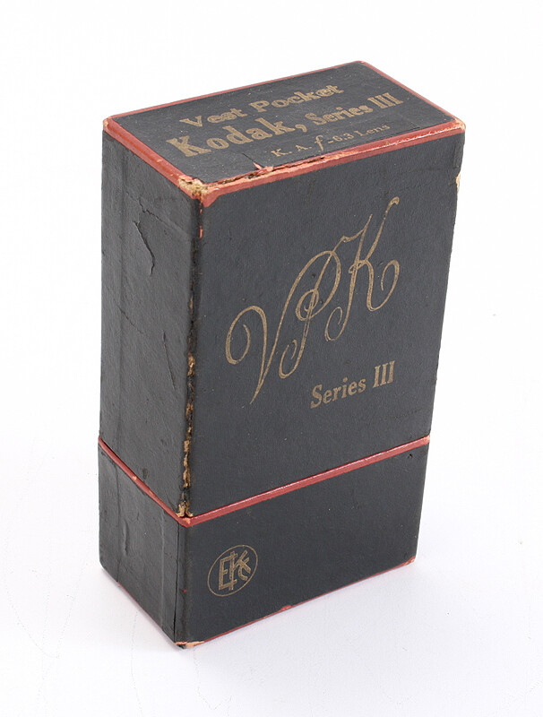 KODAK EMPTY BOX ONLY FOR VEST POCKET KODAK SERIES III, K.A F/6.3/cks/202312
