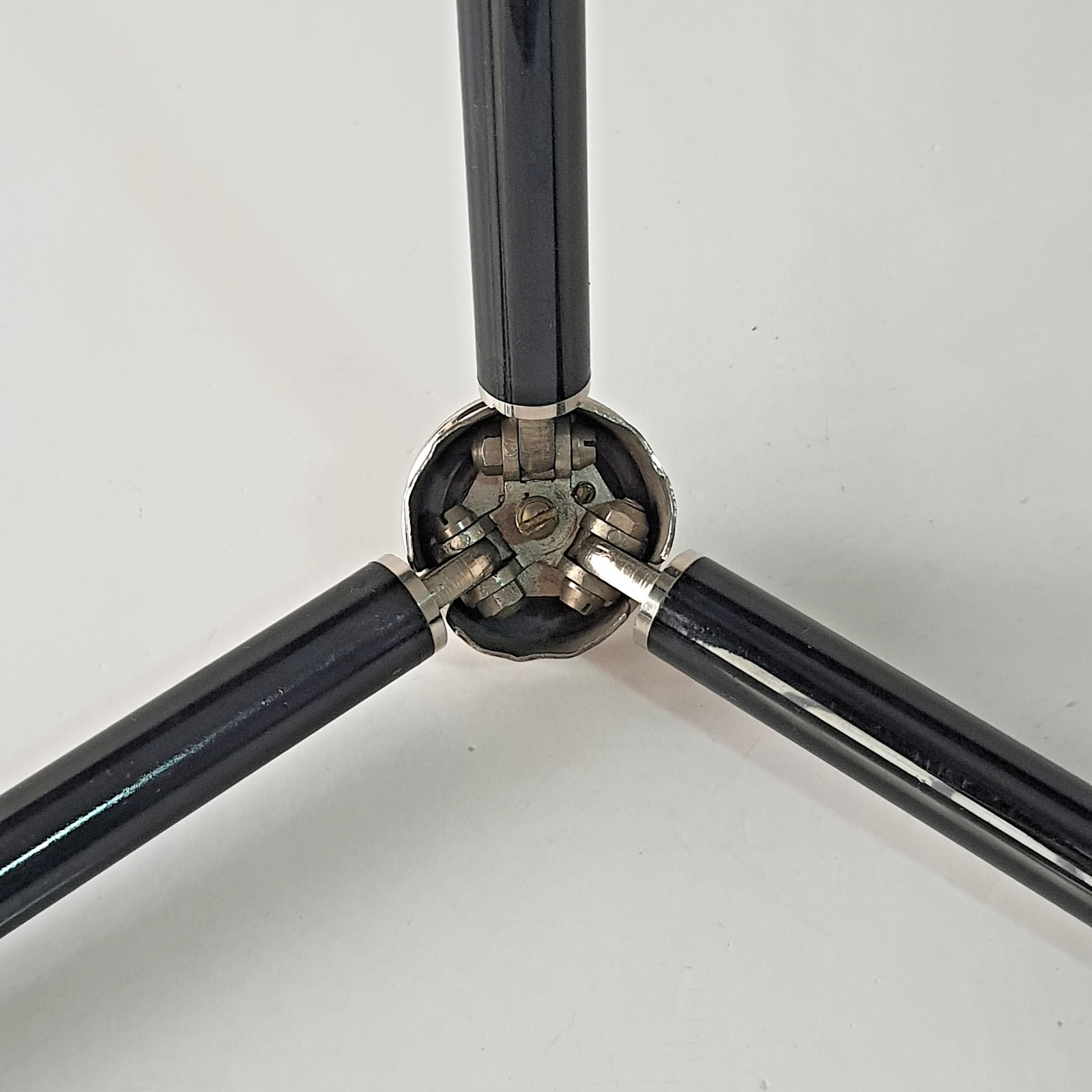 Vintage SUSIS Normal Brass Camera Tripod German Black Enamel Antique Stand 131cm
