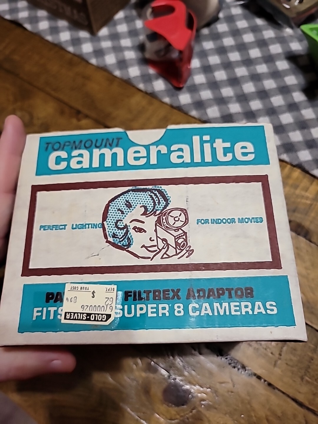 Vintage Acme-Lite Beam Movielite Model 96 Fits Super 8 Cameras PRISTINE NEW
