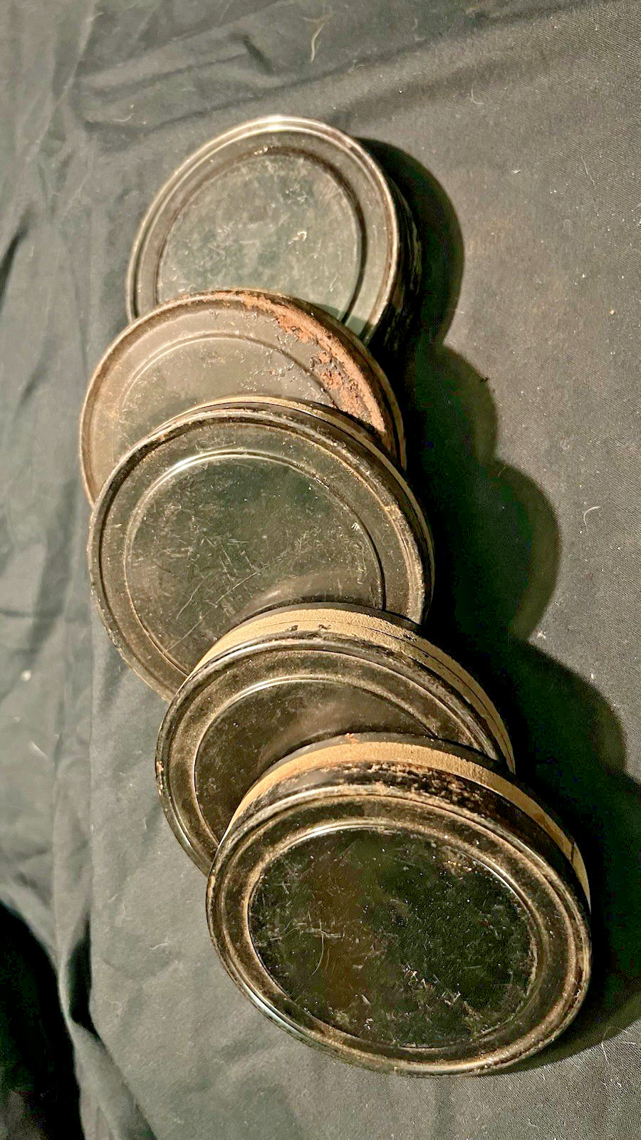 100′ 16 mm reels and cans