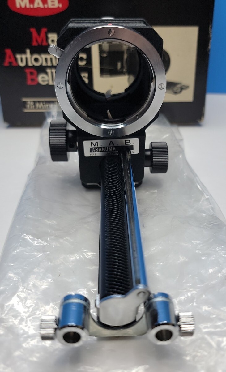 Asanuma Magic Automatic Bellows for Minolta Manual Focus Camera. Nice.