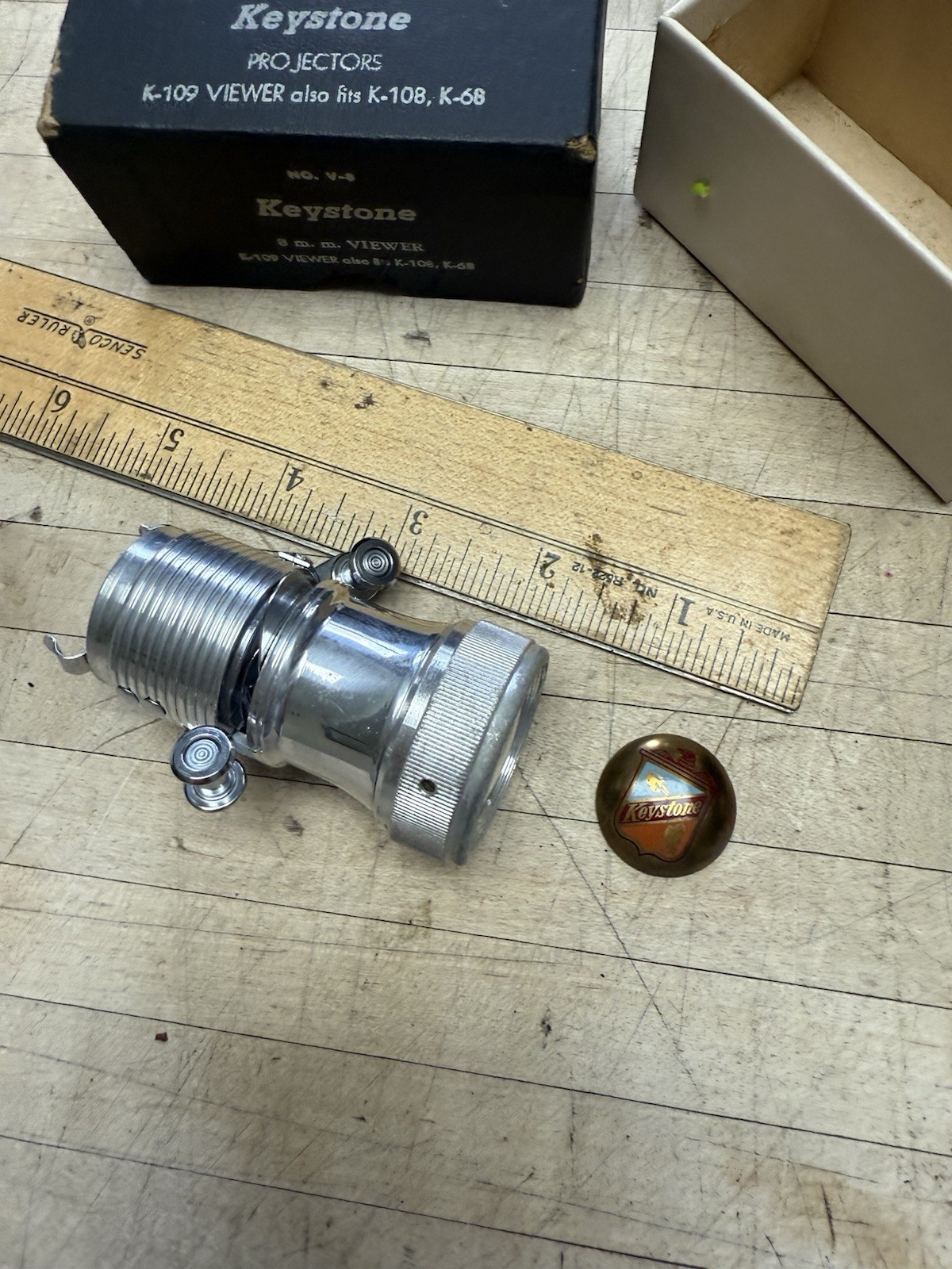 Vintage Keystone 8mm PROJECTOR VIEWER No.V-8 for K-109 K-108 K-68 K-69 & Emblem
