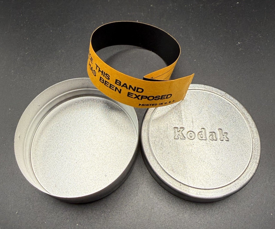 Vintage Kodak 8 mm Tin Film Canister- Empty
