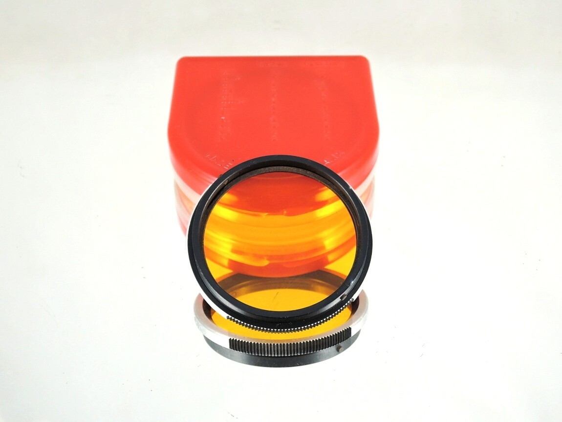 Flexaret G3 B36 Orange Filter MEOPTA Genuine Accessories Bayonet Good Glass
