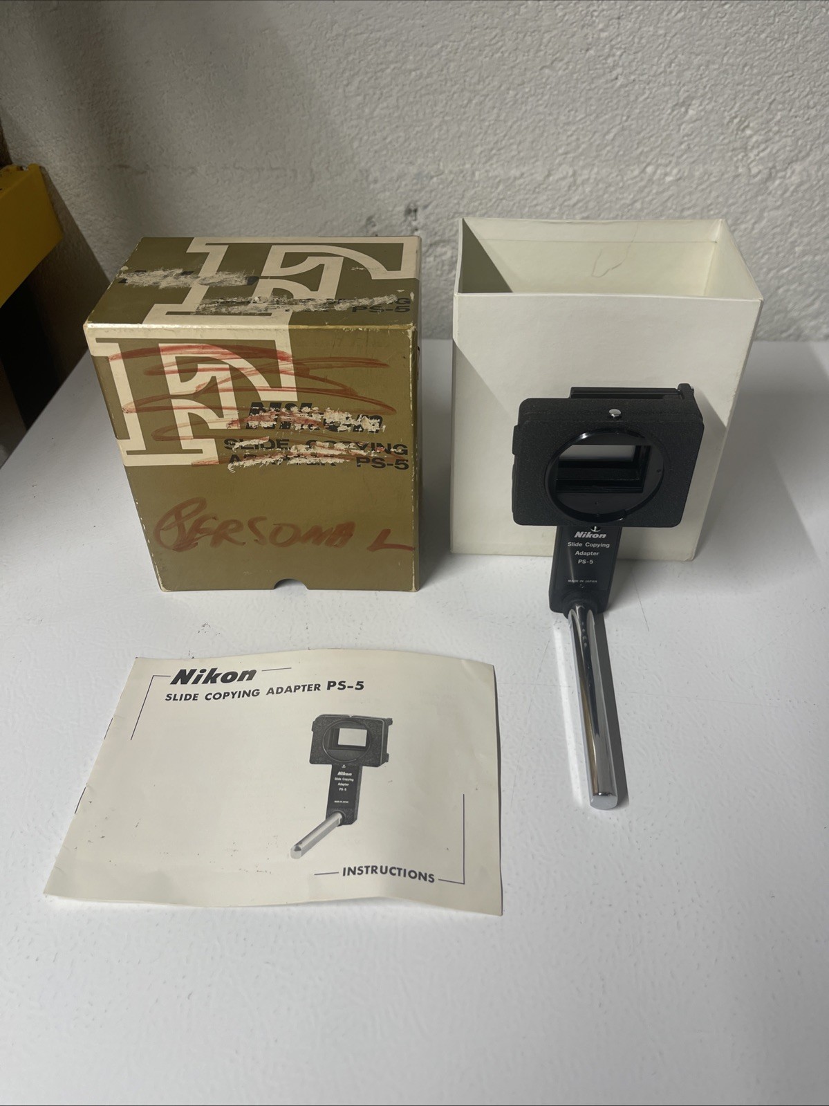 Nikon Slide Copying Adapter PS-5 Made In Japan