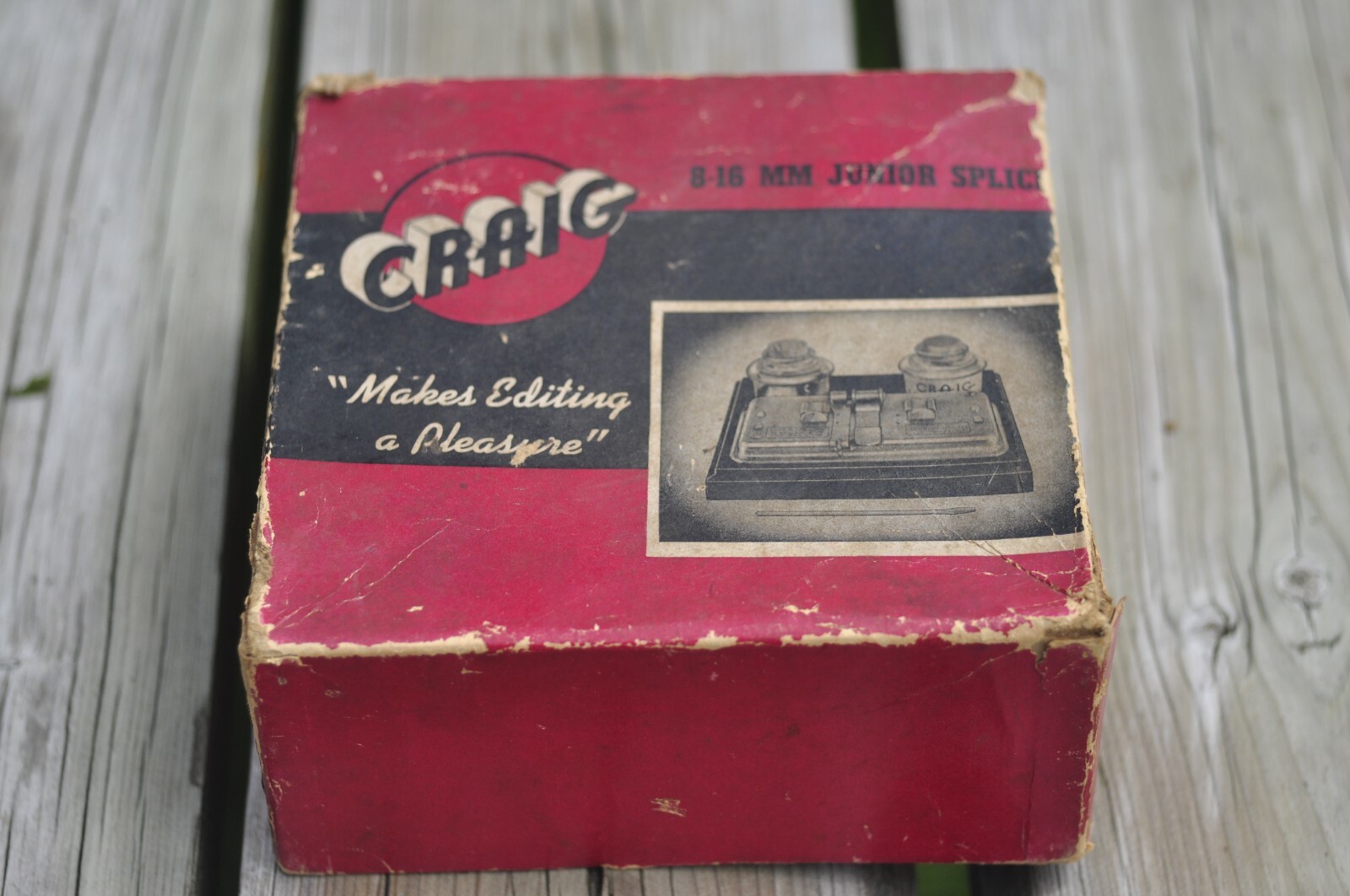 Craig Junior 8mm & 16mm movie film splicer.