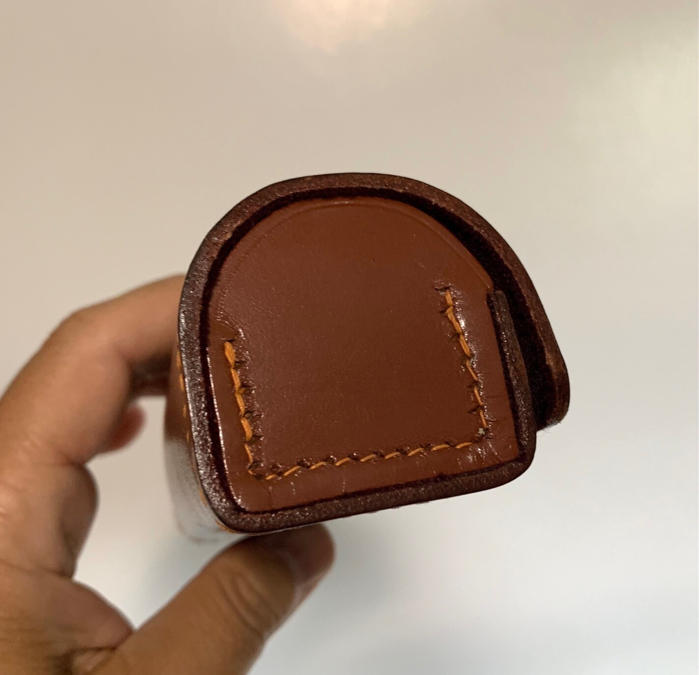 Original Leather Kern Paillard Bolex LENS CASE for 75mm Yvar Lens