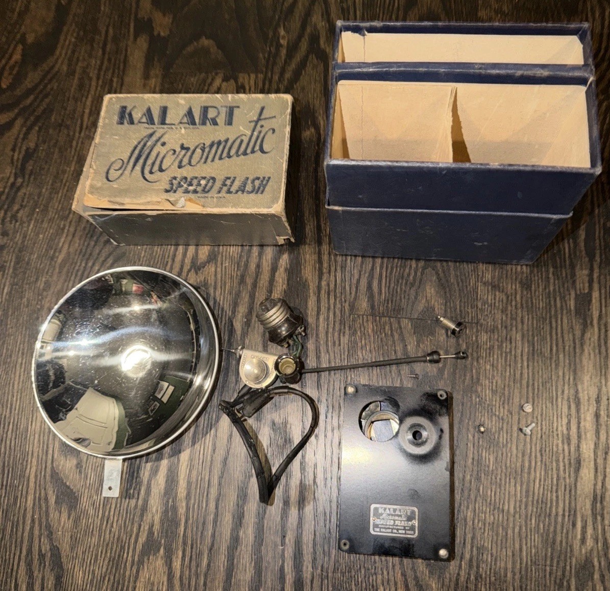Vintage Kalart Micromatic Speed Flash WITH BOX As Is Condition