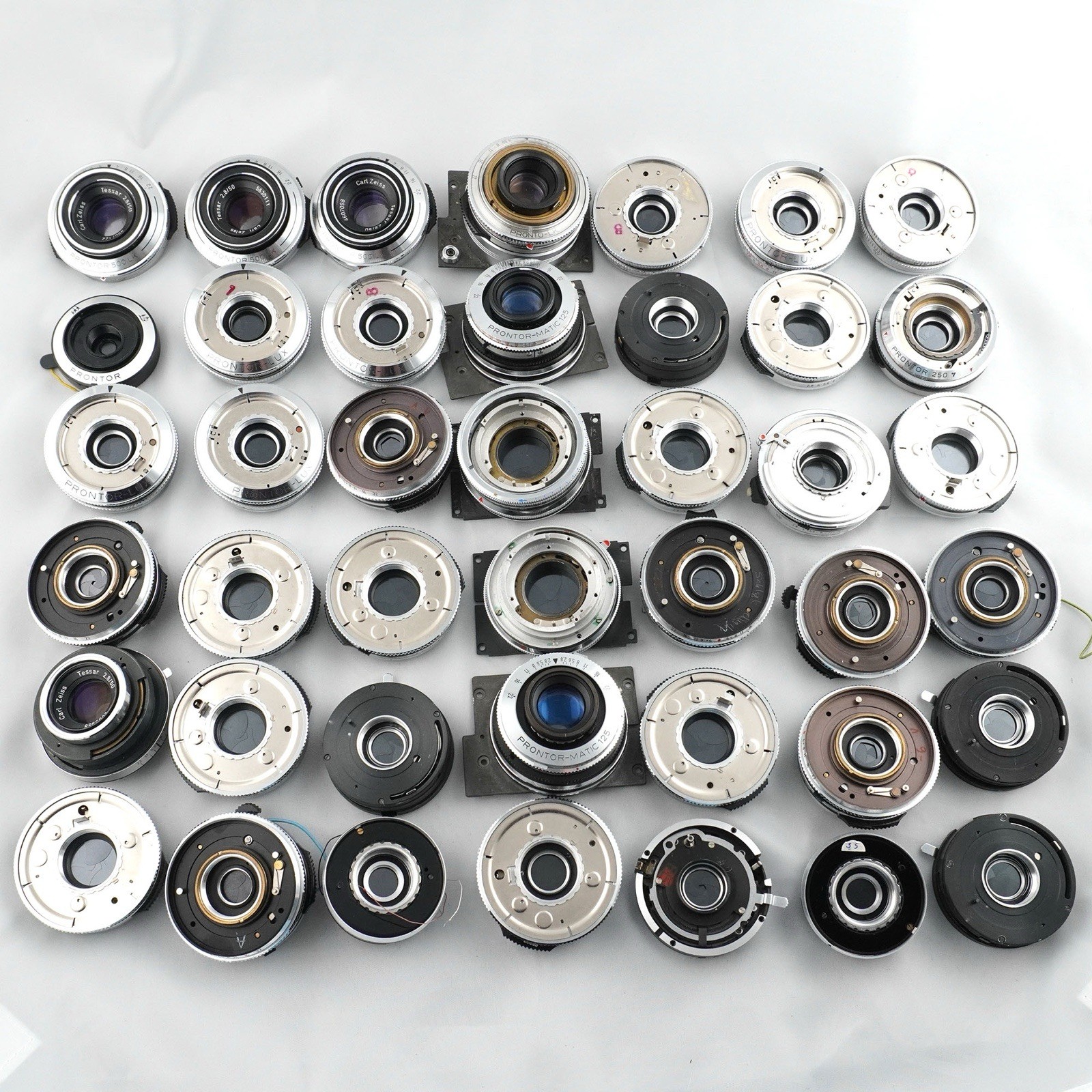 Vintage Prontor Compur Shutter Lens Parts Lot 70 Zeiss Ikon Voigtlander Repair