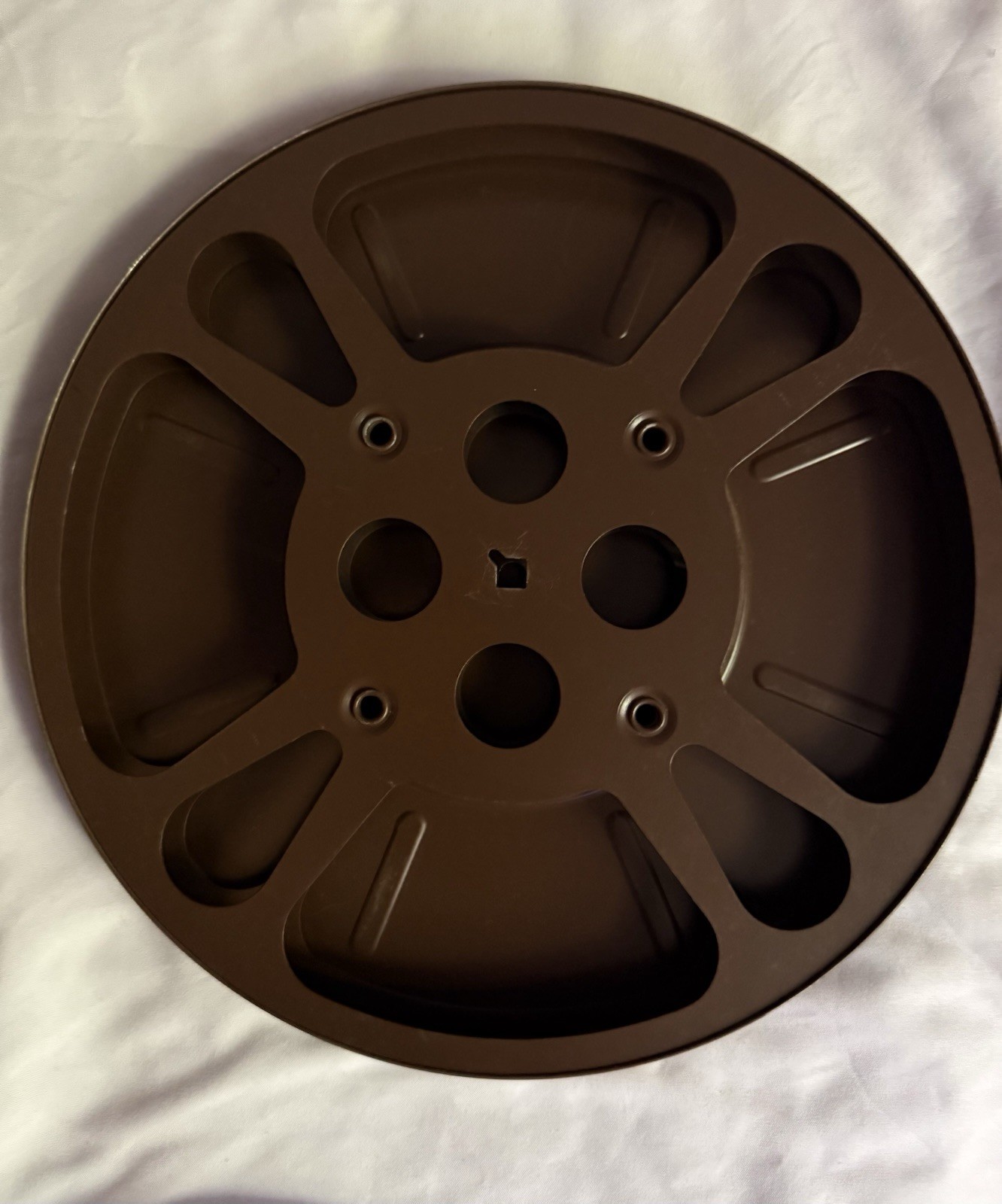 Goldberg Bros 800’ Metal 16mm Movie Reel with Matching Can Vintage