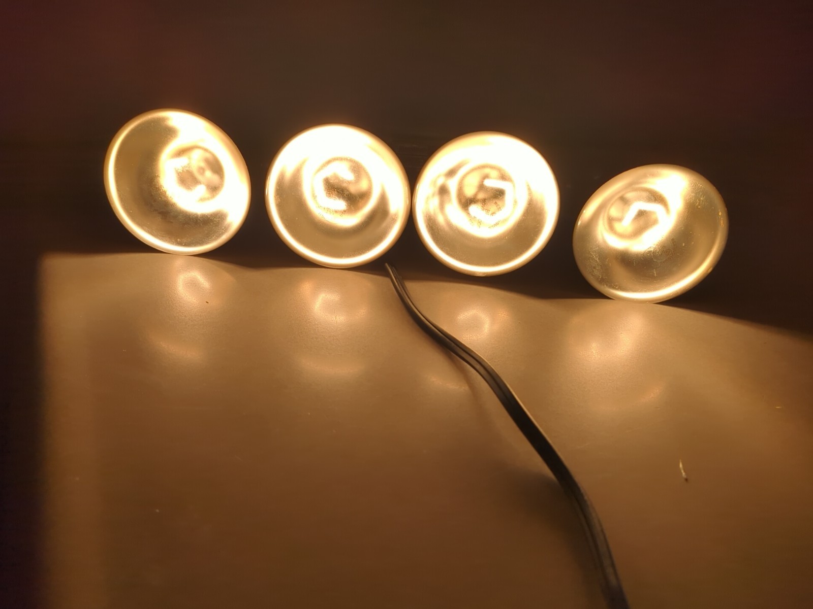 Vintage Keystone Movie-Lite Boston Working 4 Light Movie Film Lighting W/ Bulbs