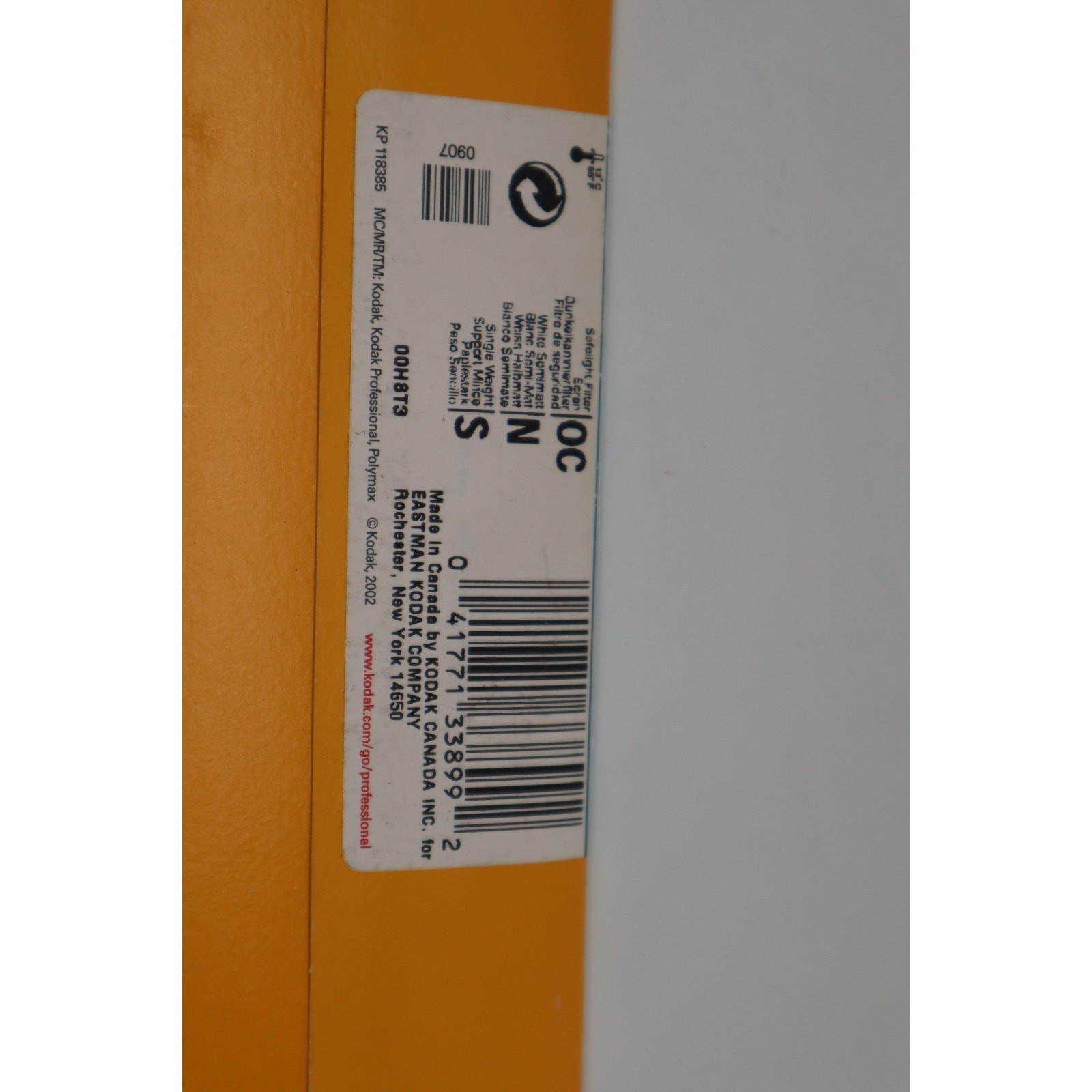 RARE Kodak Professional POLYMAX II RC BW PAPER 12 x 16 in 30×40 cm Cat 647 1981