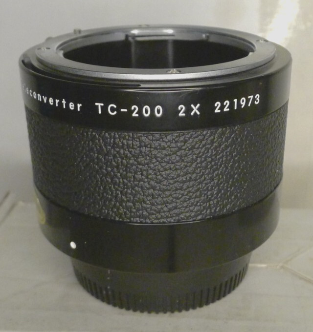 Nikon TC-200 2X Teleconverter +1 End Cap – Made in Japan