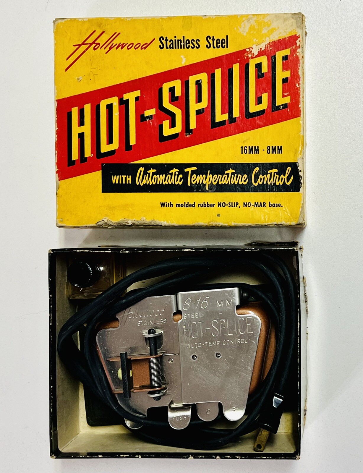 Hollywood Stainless Steel HOT-SPLICE film splicer 16mm – 8mm UNTESTED KODAK