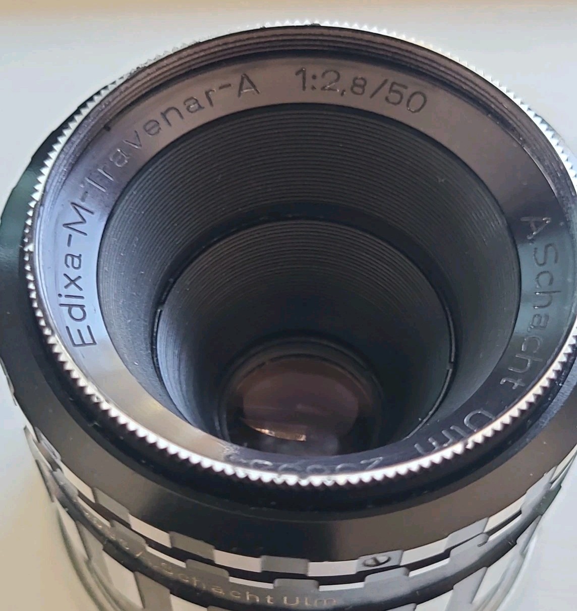 Vintage Schacht Ulm-Donau M – Travenar Lens 1:2.8 / 50mm With Case EXA Bayonet?