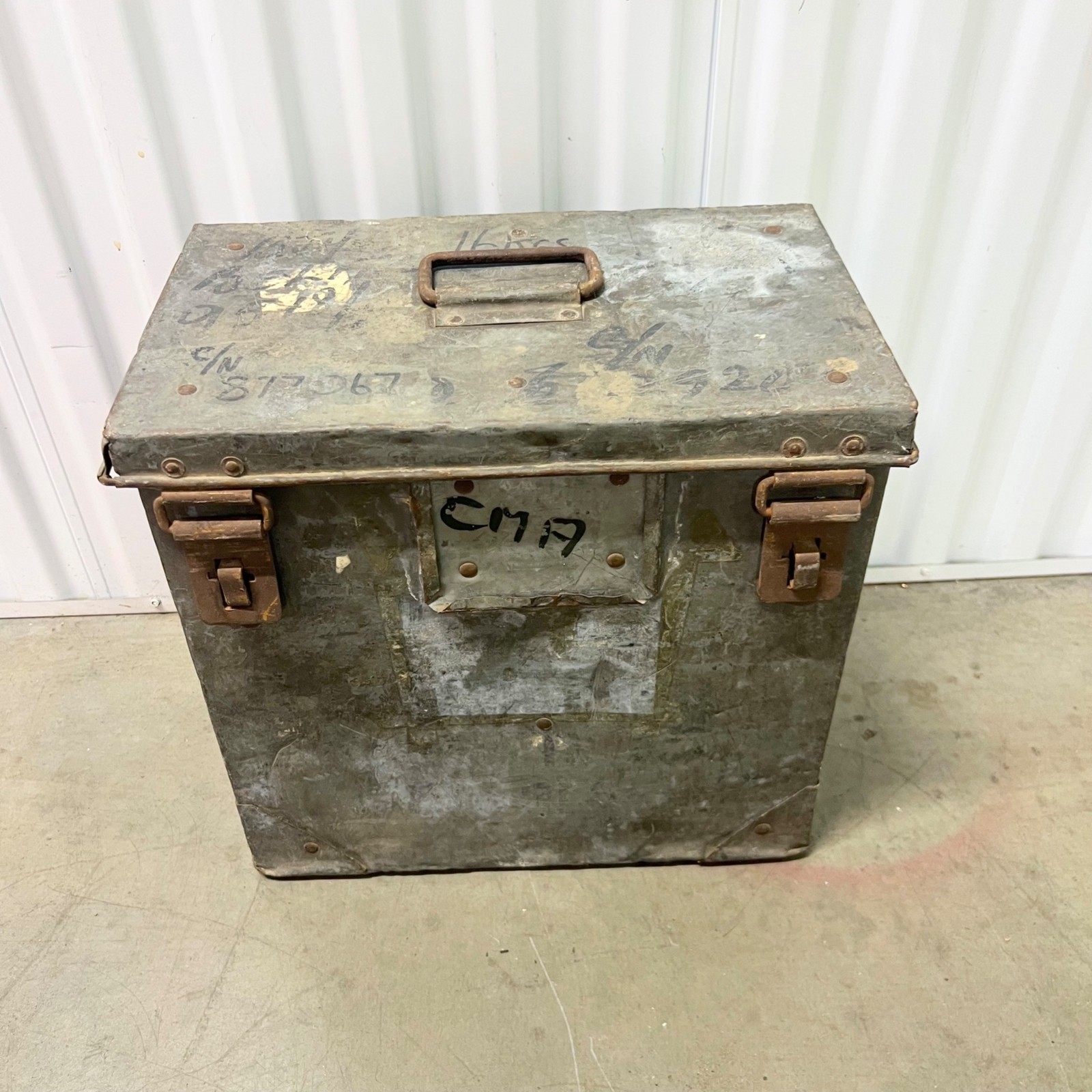 Vintage Collectible Metal Works Movie Reel Carrying Case