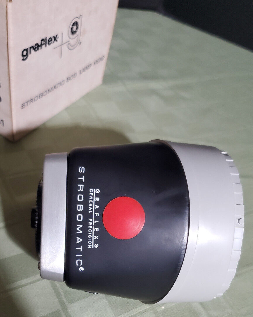 Graflex Strobomatic 500 Lamp Head – Vintage – cat. # 2241 with original box