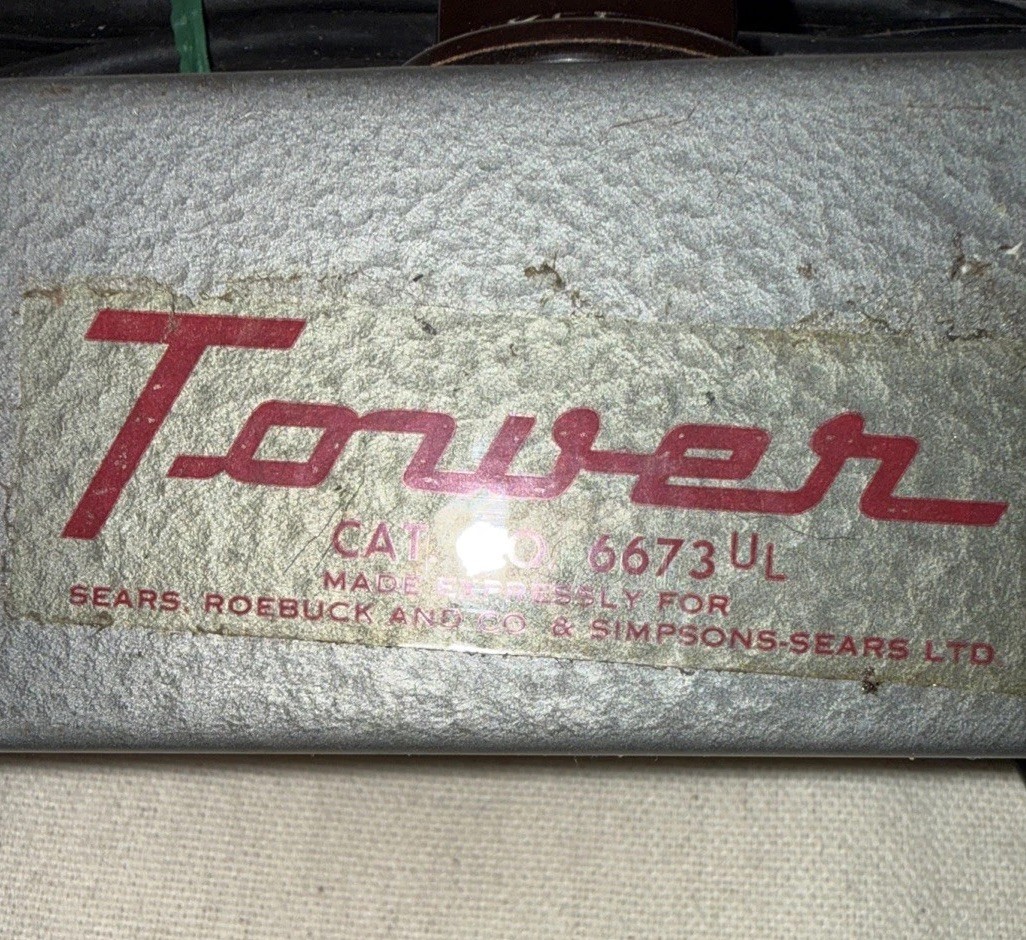 Vintage Tower Sears Roebuck Movie Light Bar Model 6673 Photo Lamp Kit