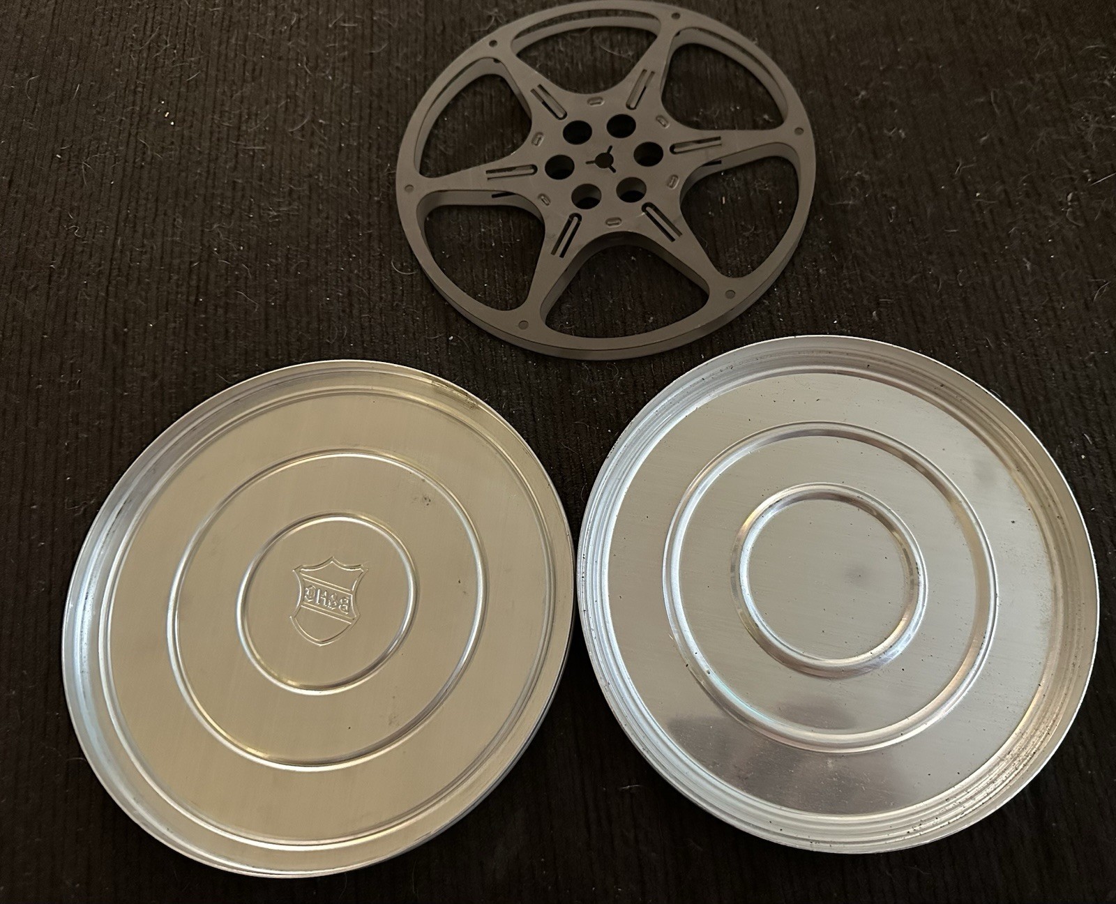 Lot of 7 Vintage 8mm / Super 8 Metal Film Reels & Tins Kodak Stewart’s