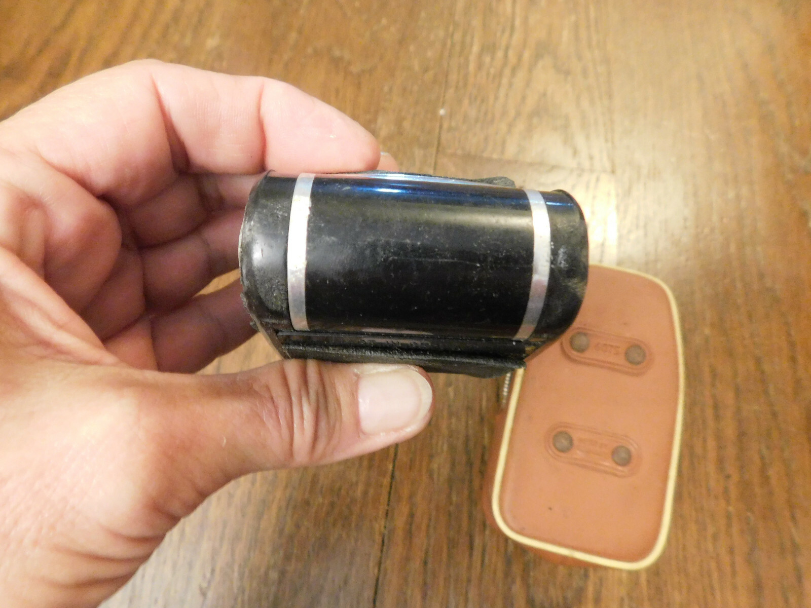 Vtg German Camera Pocket Flashgun Agfa Agfalux 6075 w/ Case TLC Not Tested Worn
