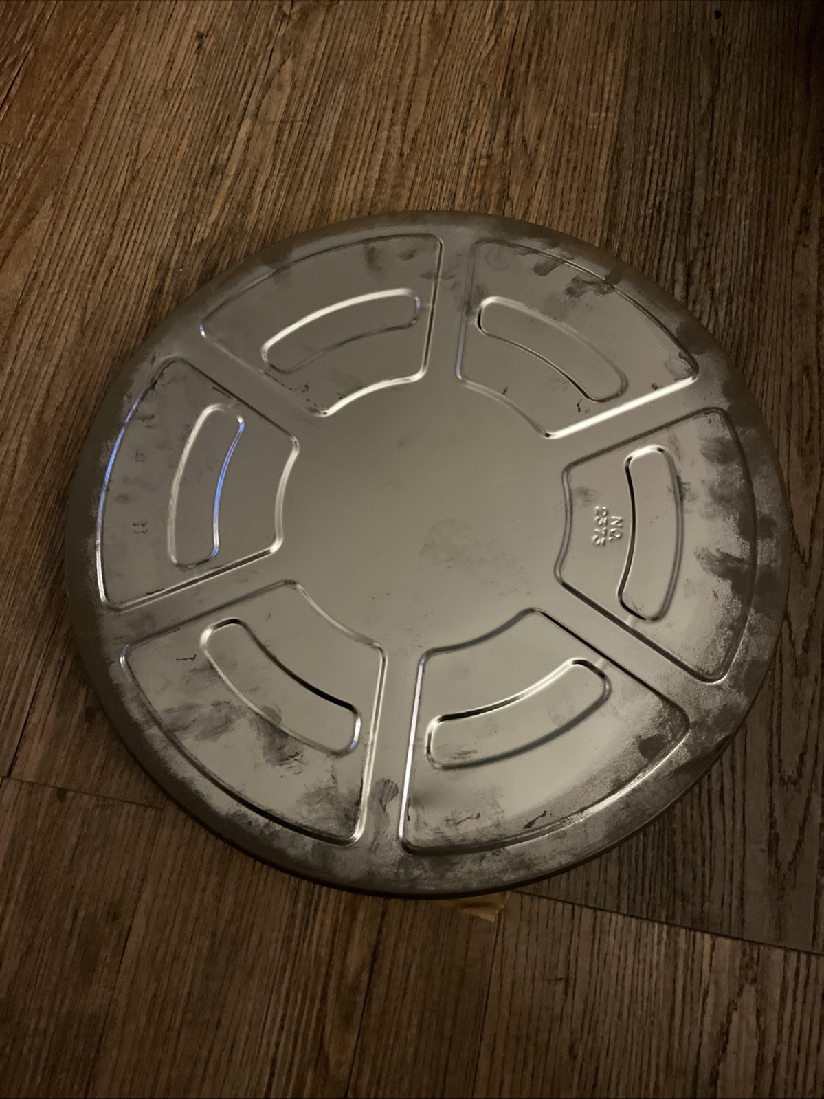 Large 15″ X 1 3/4” Vintage Tin Can Canister 35mm Film Rare 2000ft