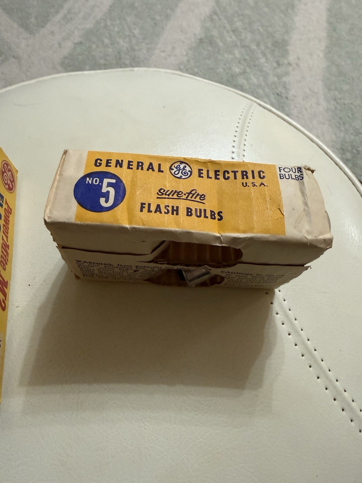General Electric M2 And No.5 Camera Flash Bulbs
