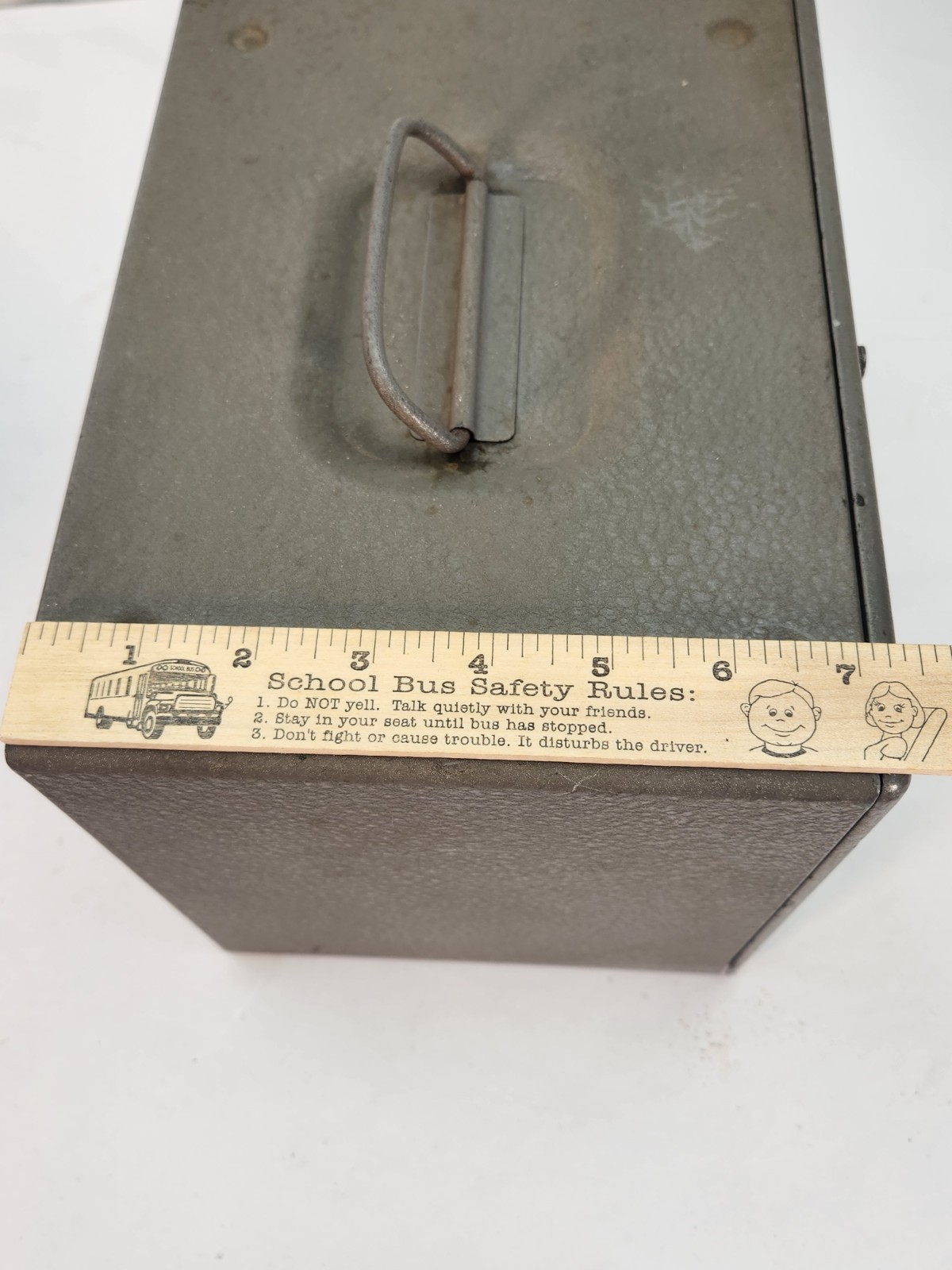 Brumberger Vtg 12 Reel 8mm Film Storage Case Metal For 8mm Movies 1950’s 60’s