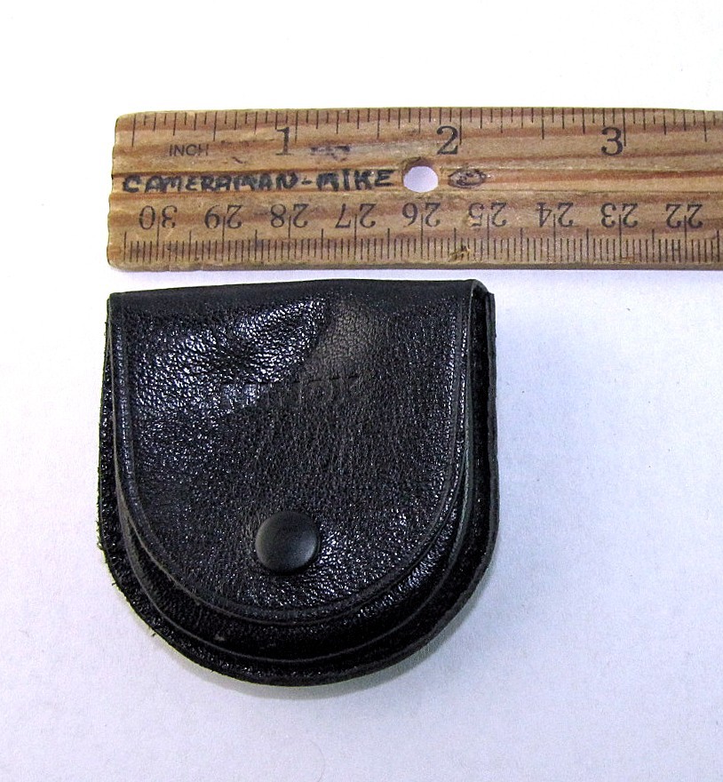Minox Photo Filter Case Black Leather Vintage