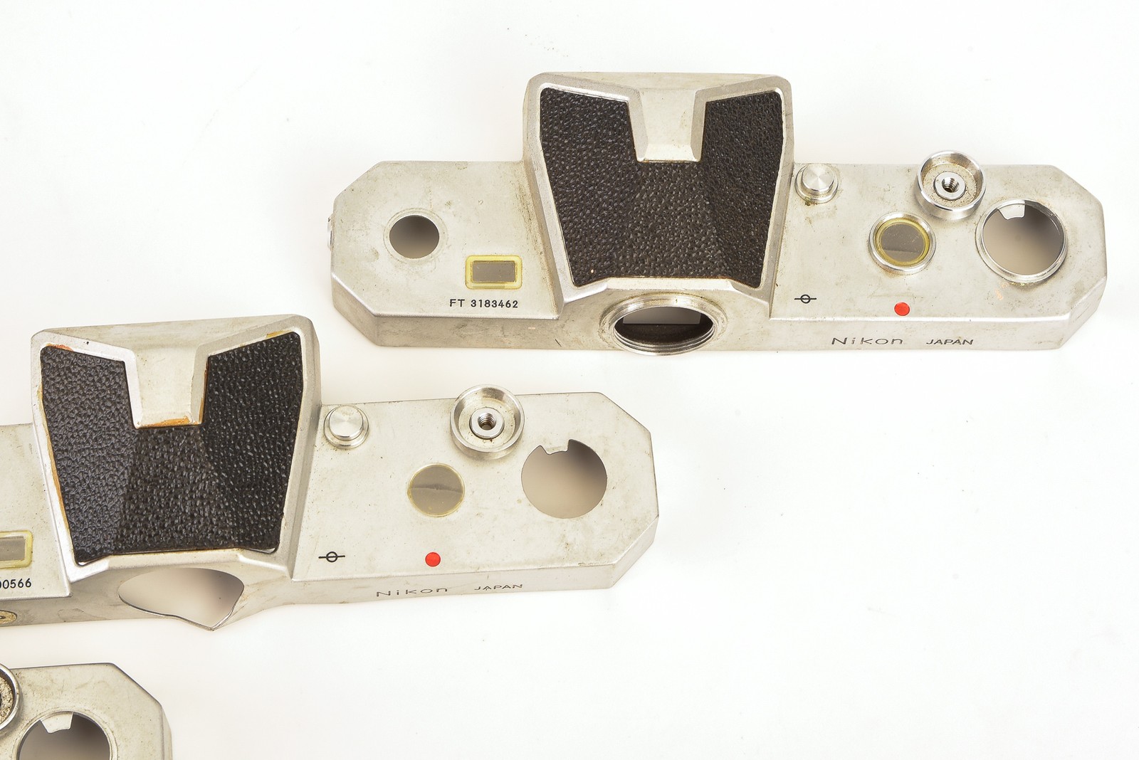 Nikon FT 35mm SLR Film Camera Top Panel lot of 4 Vintage V27