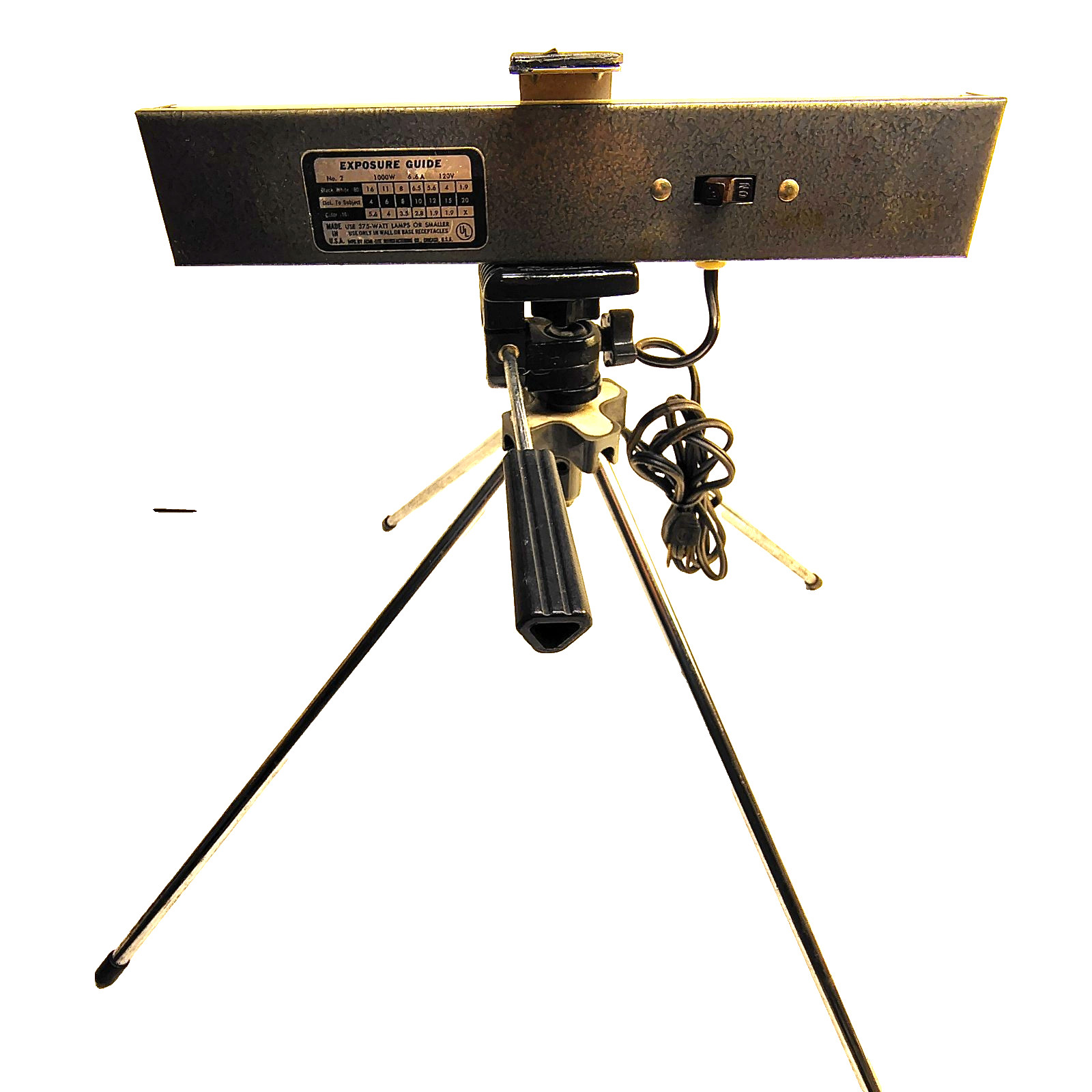 Acme Lite #2 Photography TWO Light Bar with Tripod Exposure Spindial