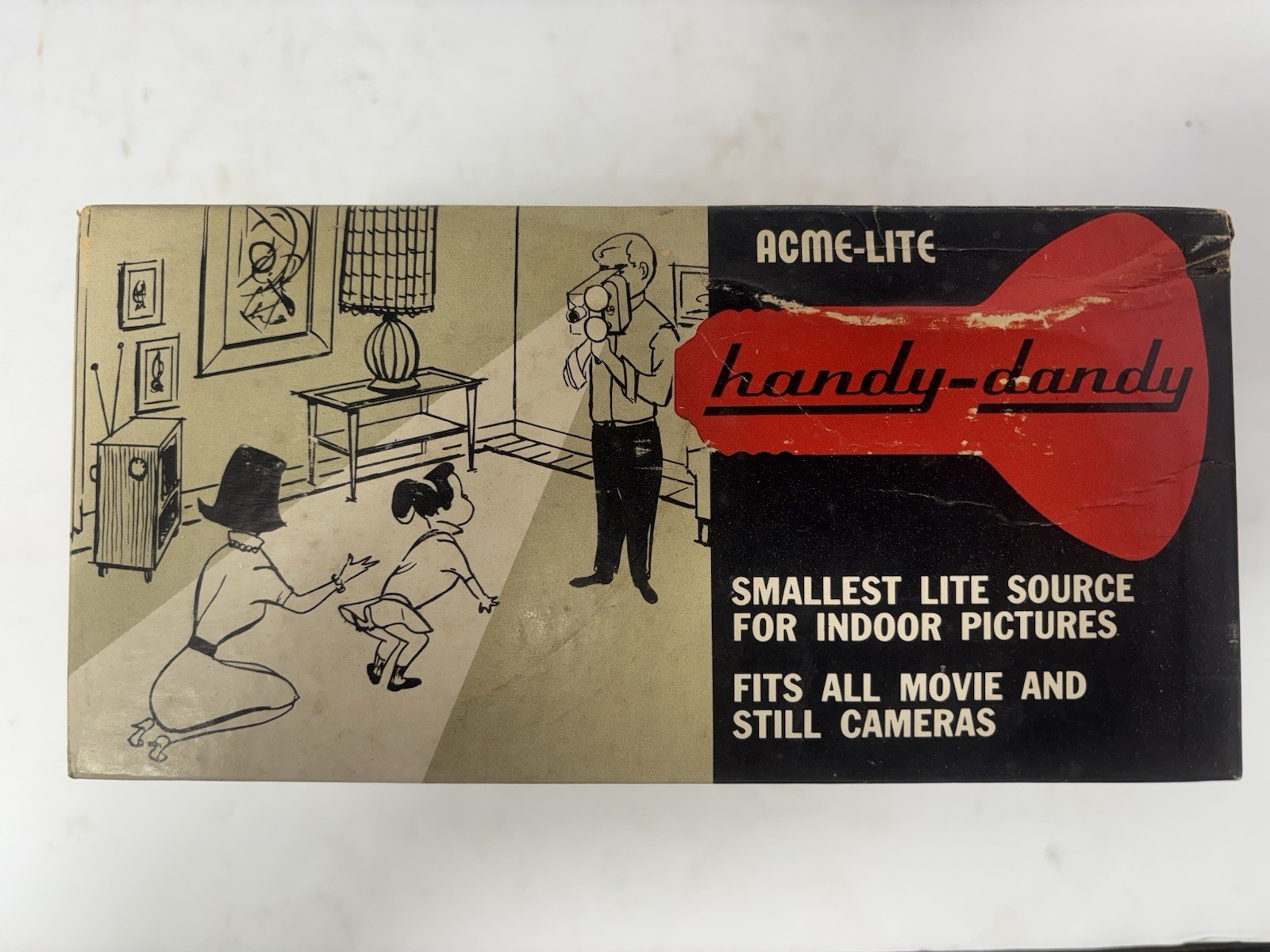Acme Lite 2HD Handy Dandy W/ Original Box & Free Kodalite Flasholder w box