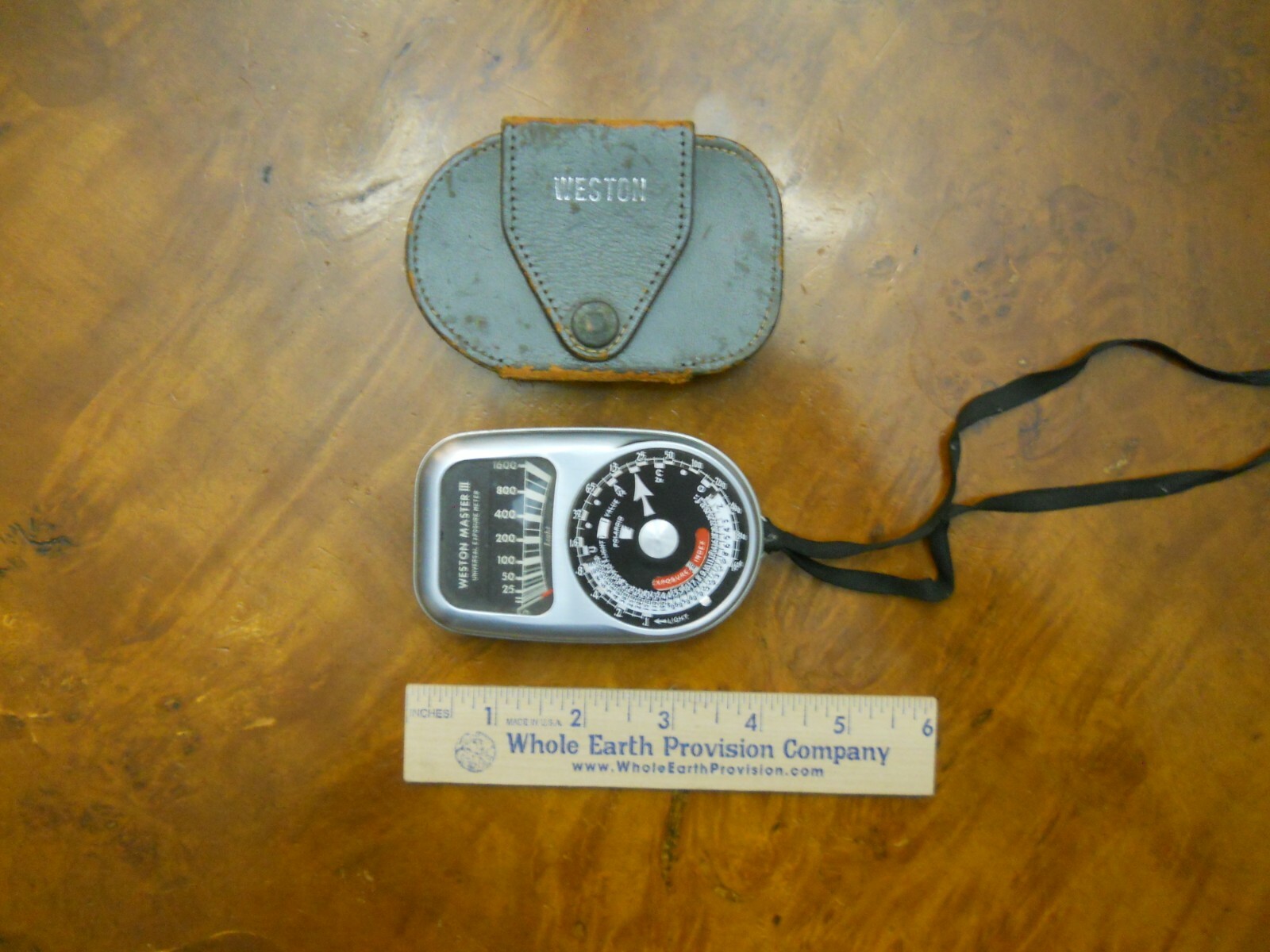 WESTON MASTER III LIGHT METER & CASE (USED, BEING OFFERED FOR PARTS OR REPAIR)