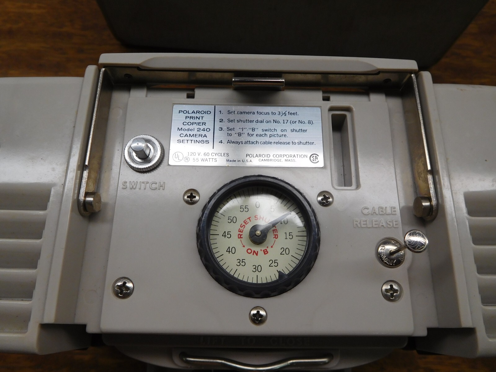 Vintage Polaroid Print Copier #240 in Original Box